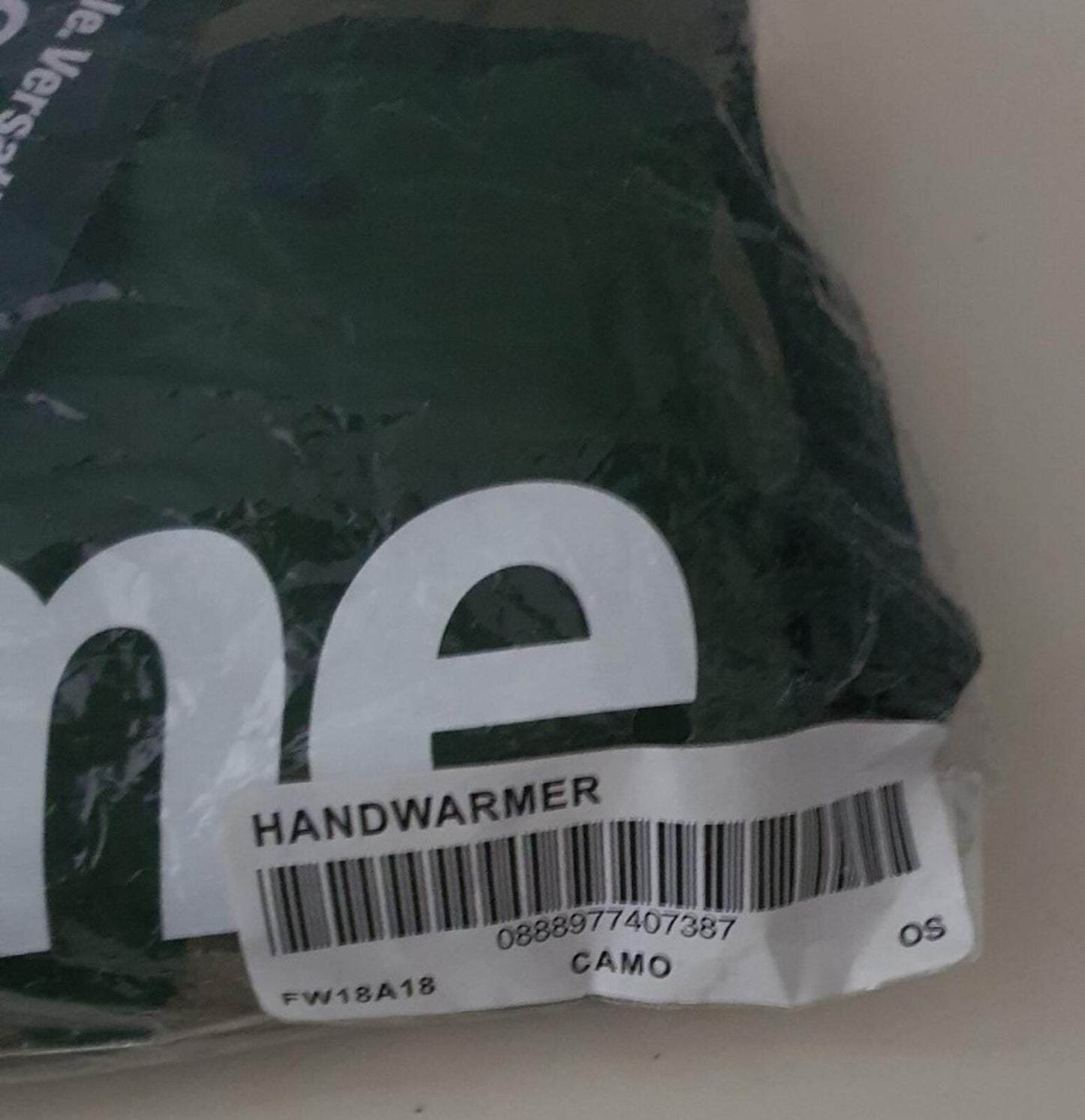 FW18 Supreme Handwarmer Hand Warmer Camo