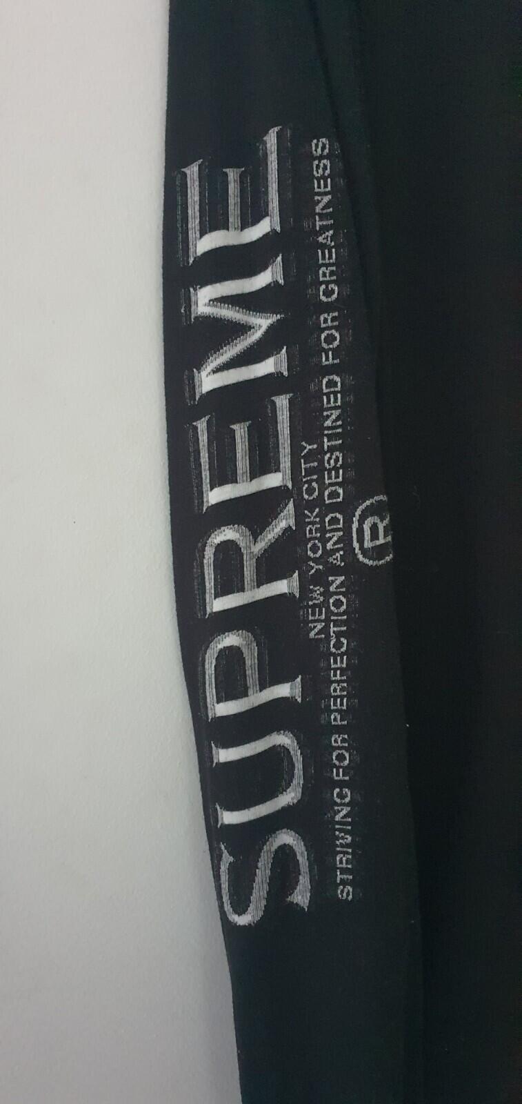 FW21 Supreme Intarsia L/S Top Tee Black Size XL