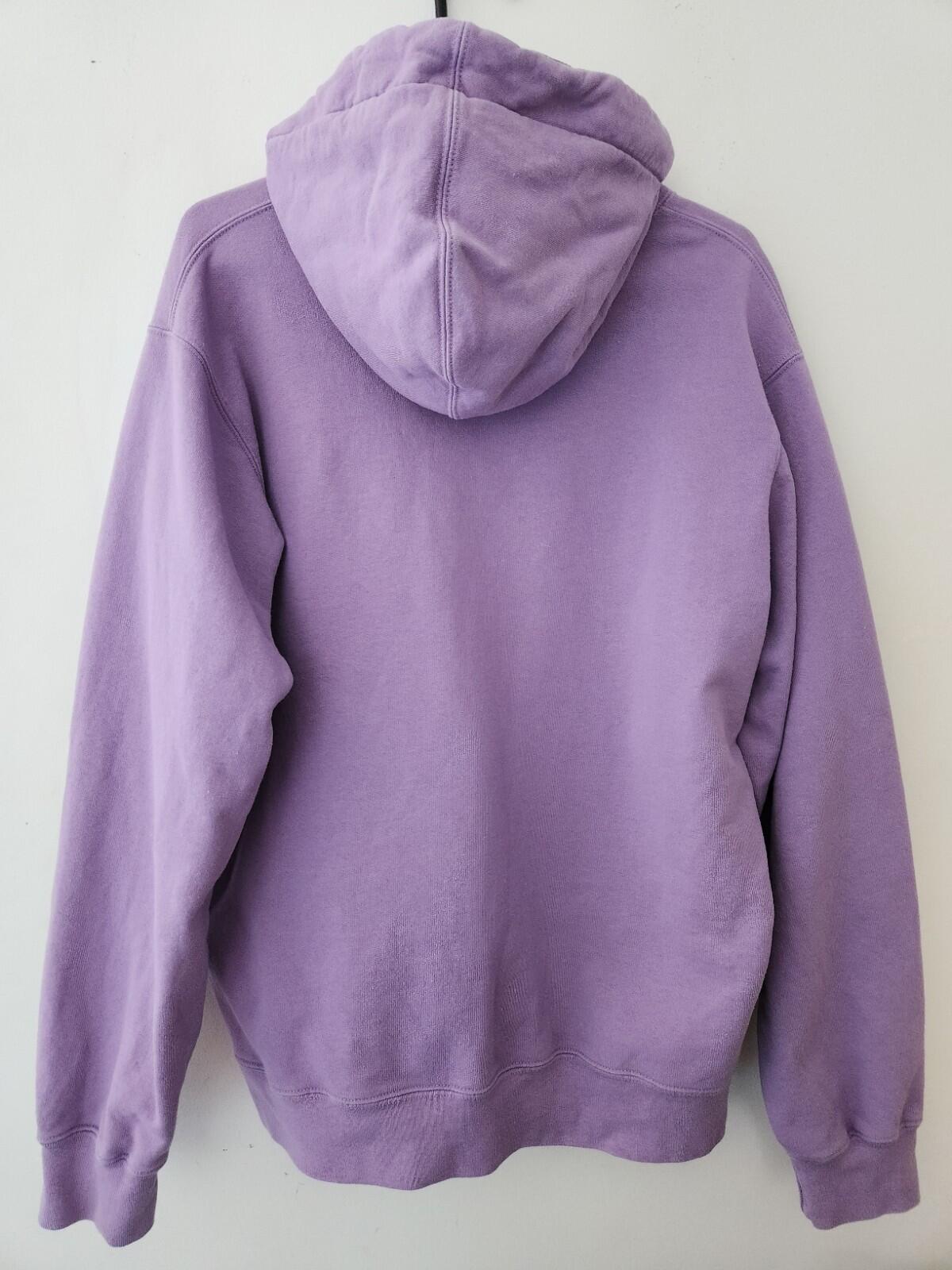 SS20 Supreme Tonal Webbing Hooded Sweatshirt Size L Large Violet Hoodie