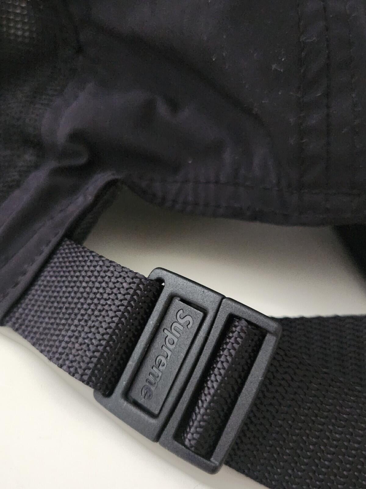 FW20 Supreme Zip Mesh Camp Cap Black