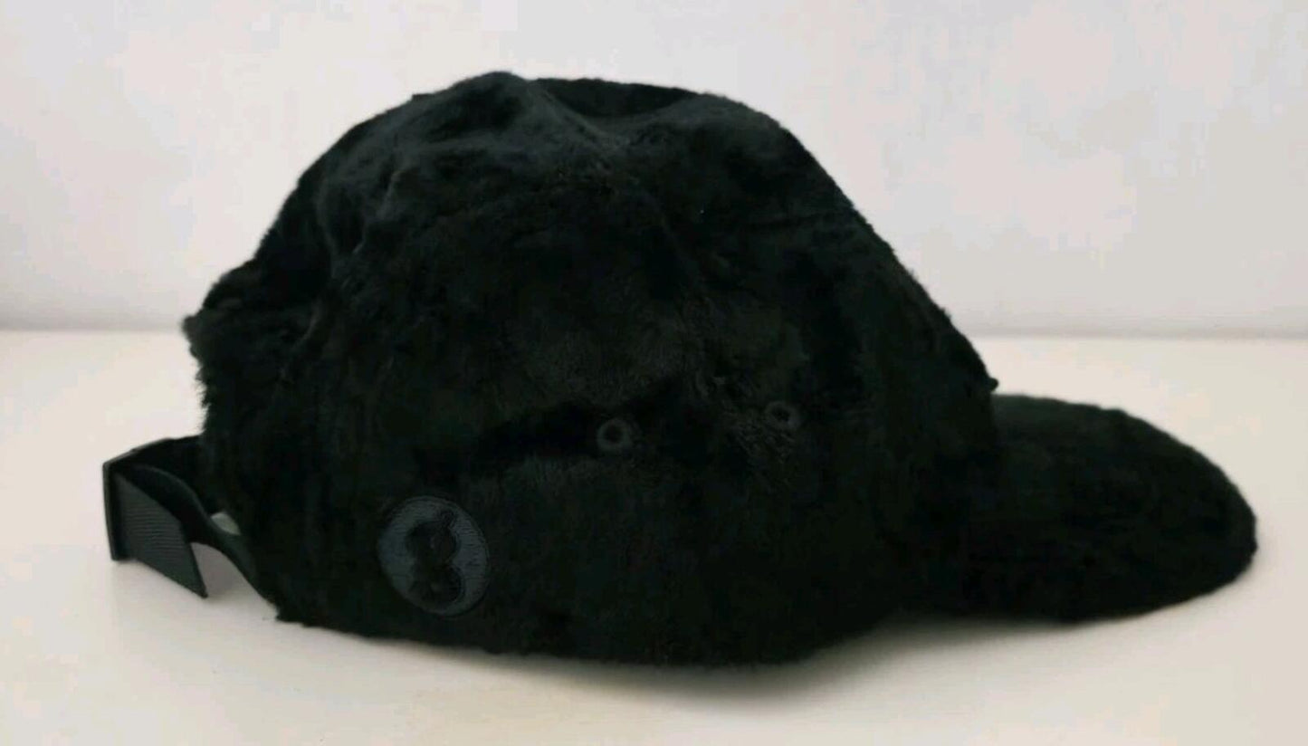 SS24 Supreme x Goodenough crushed rayon camp cap hat black  box logo