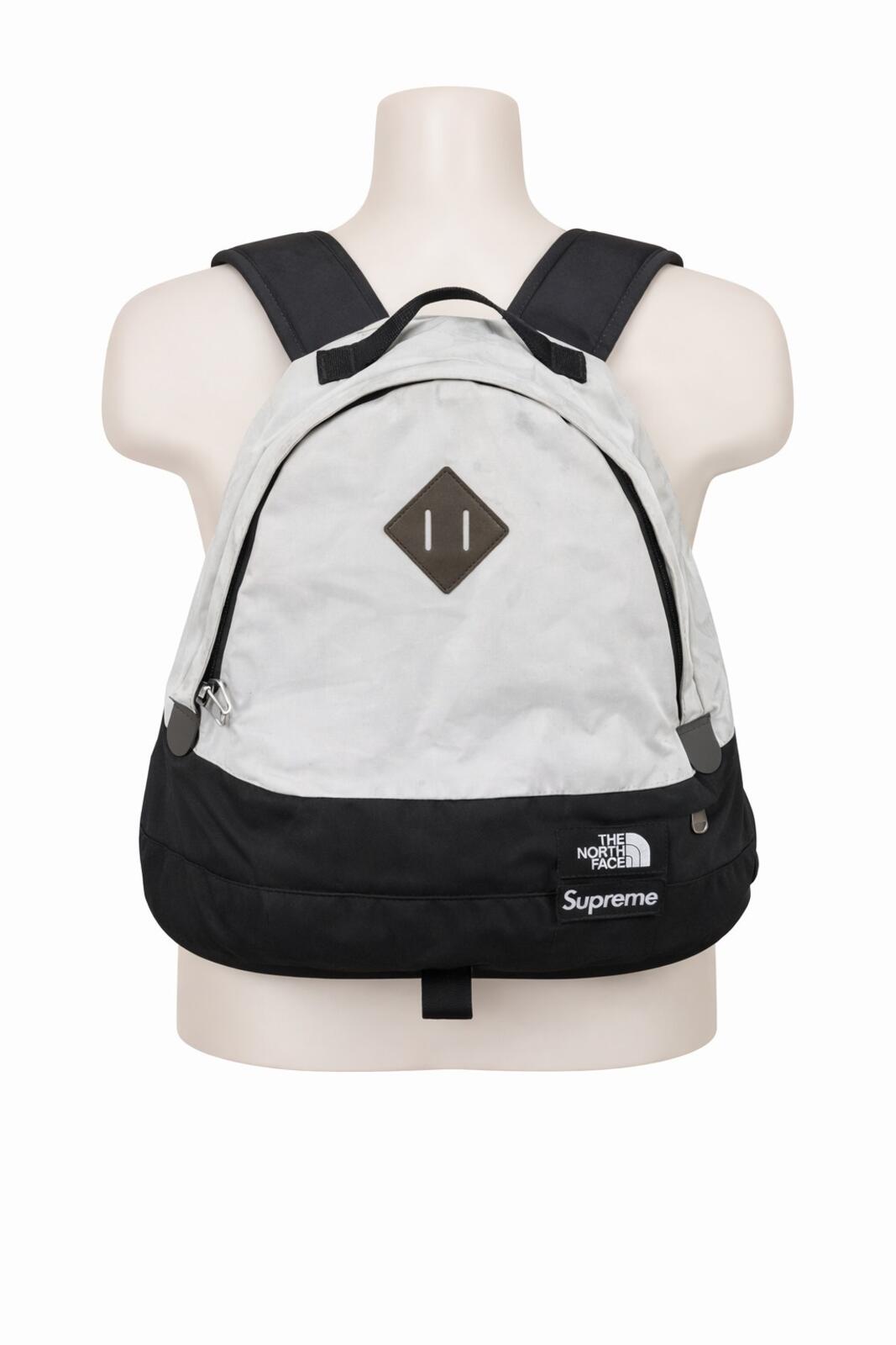 SS13 Supreme THE NORTH FACE 3M Reflective Day Pack Backpack Bag Silver