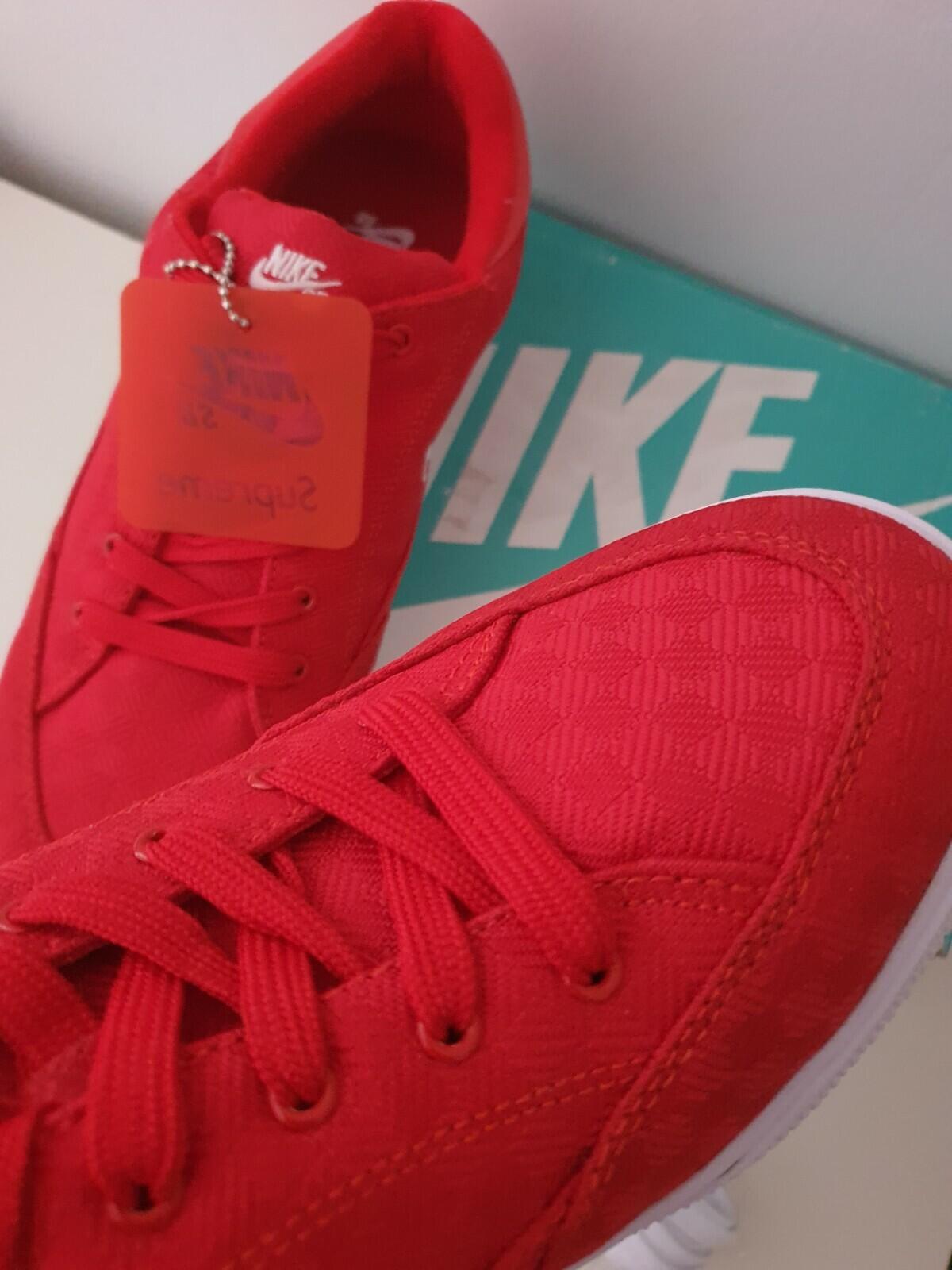 SS15 Supreme x Nike SB GTS trainers red US 11 UK 10  EU 45 lot Rare Vintage 2015