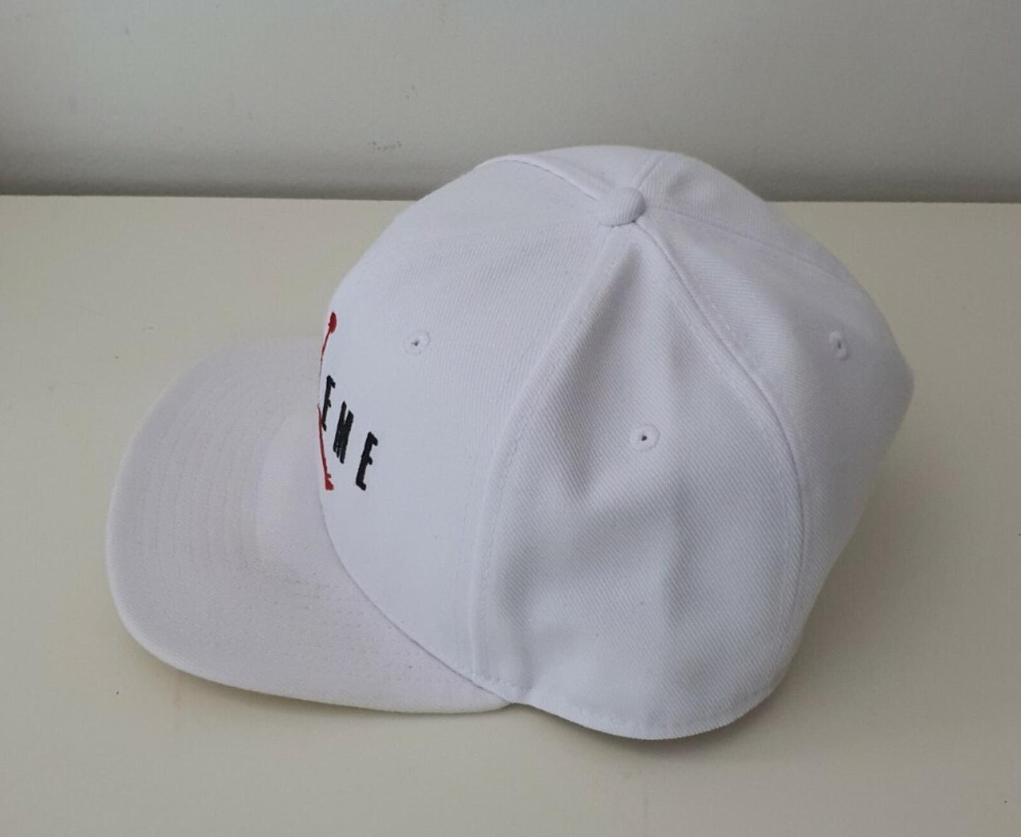 FW15 Supreme x Jordan White 6-Panel Kappe Jumpman Hat Selten 2015