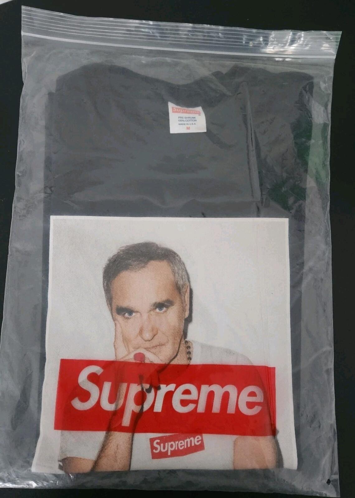 SS16 Supreme x Morrissey Photo Tee Black Size M
