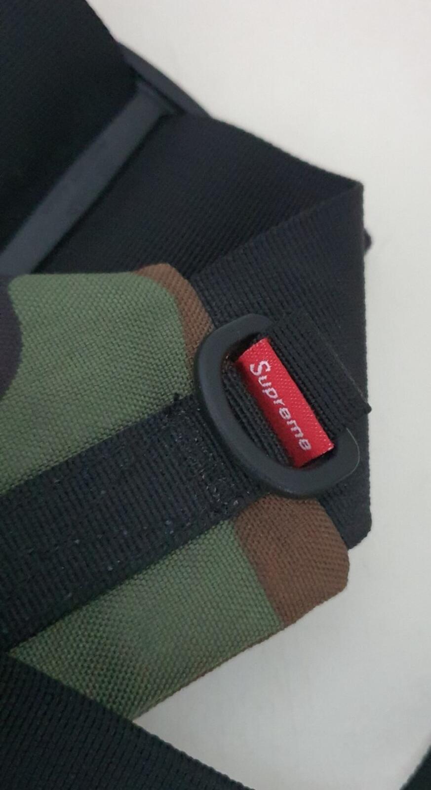 FW15 Supreme shoulder bag woodland camo Cordura Fabric camouflage box logo Rare