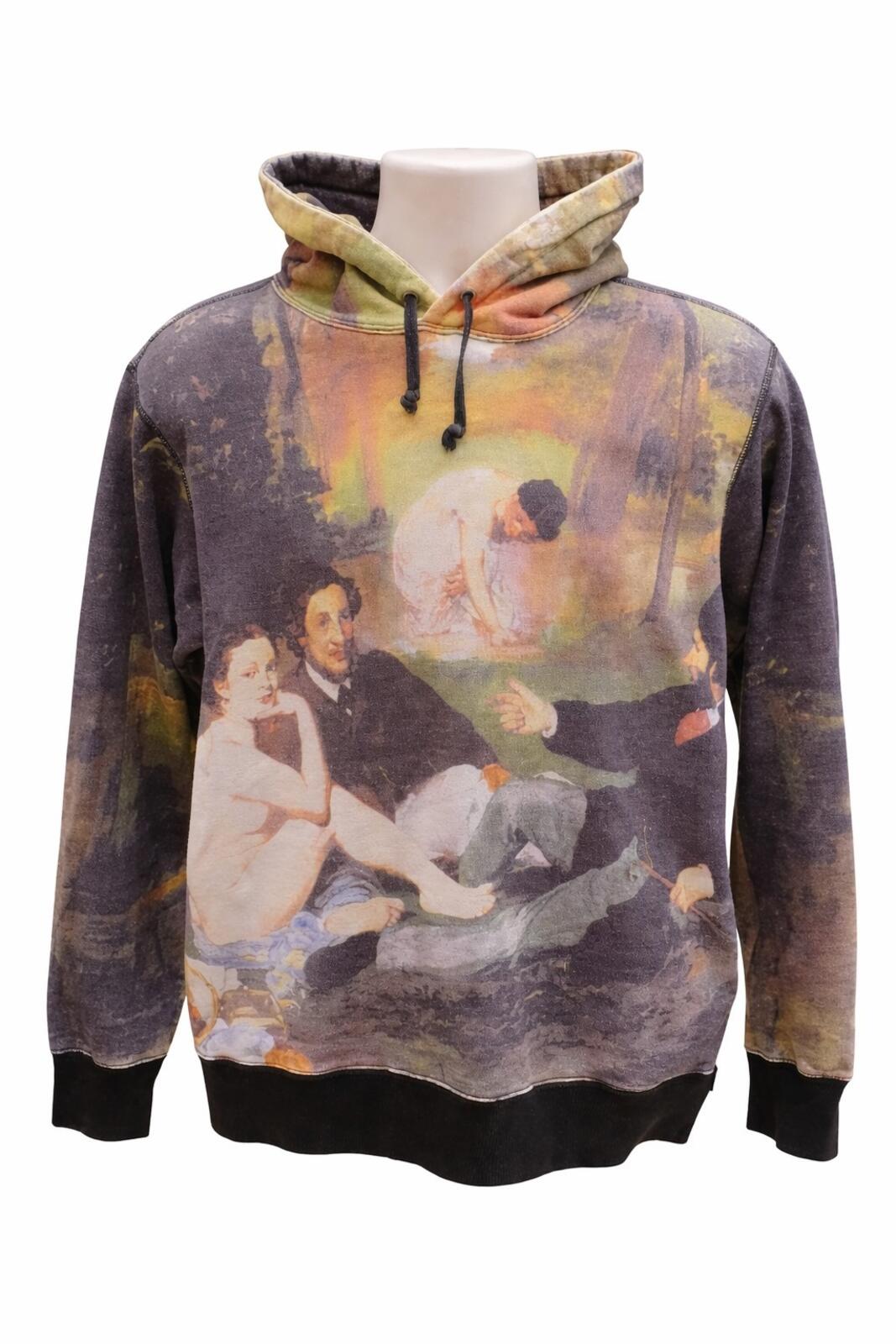 SS14 Supreme La Bein hooded sweatshirt size M medium