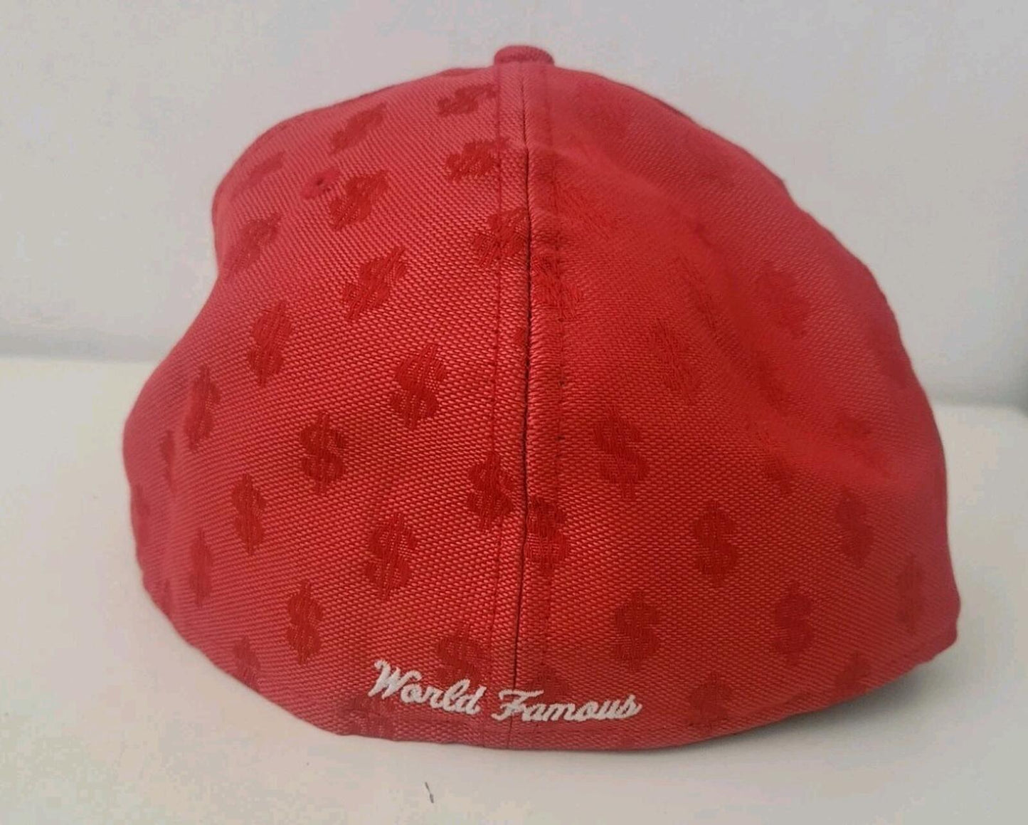 SS18 Supreme Monogram Box Logo New Era 7 3/4 Red cap baseball hat snapback $