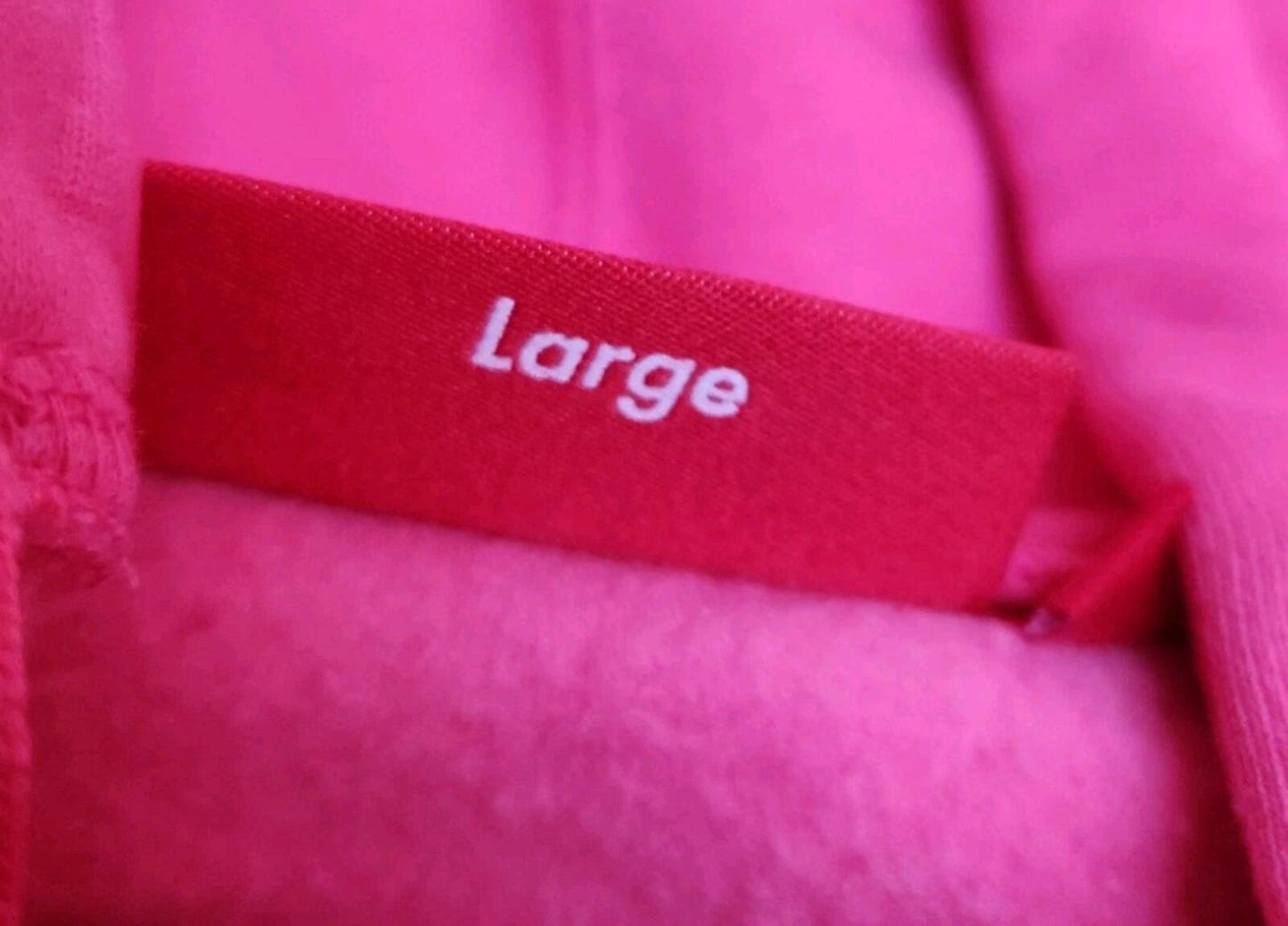 SS25 Supreme Big Logo Zip Up Hooded Sweatshirt Magenta Size L