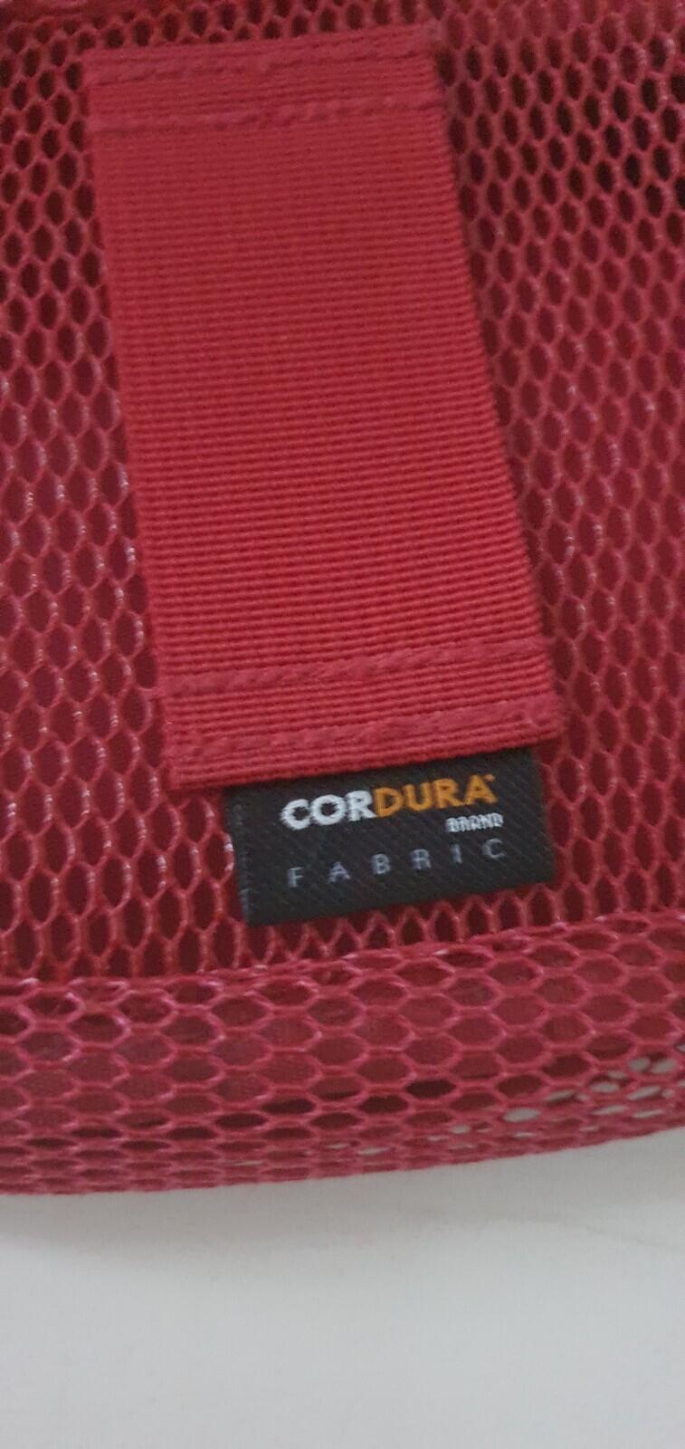 SS20 Supreme kleine Umhängetasche rot Cordura-Gewebe Mesh 3M reflektierender Text