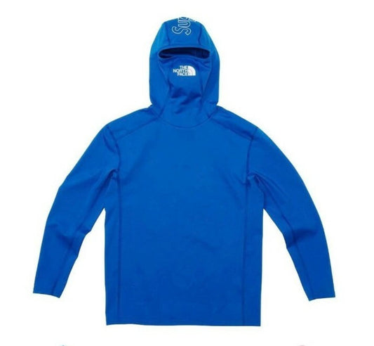 SS22 Supreme x The North Face Base Layer L/S Top Nautical Blue Größe 2XL