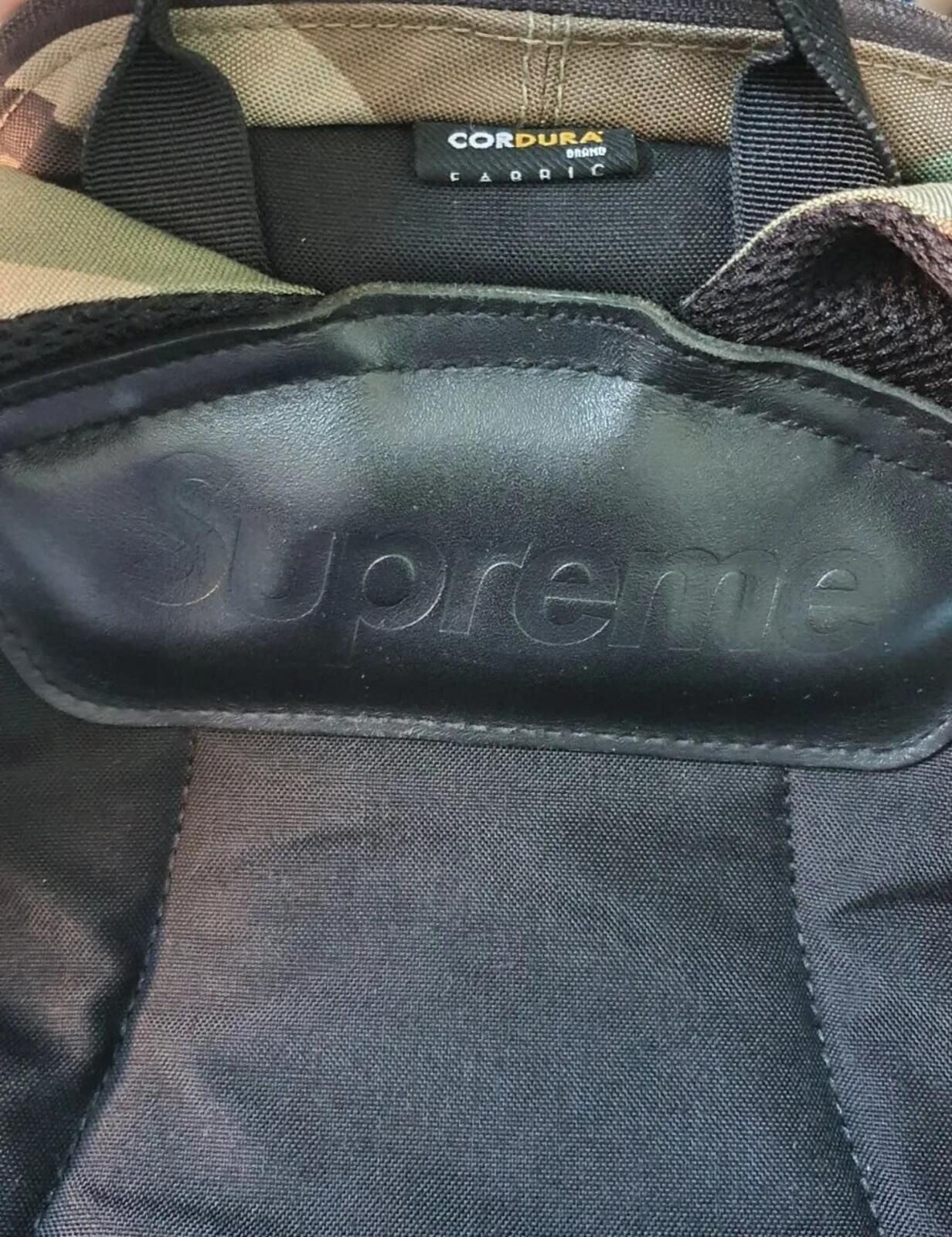 FW15 Supreme Contour Woodland Camo Backpack Signed By BLONDEY