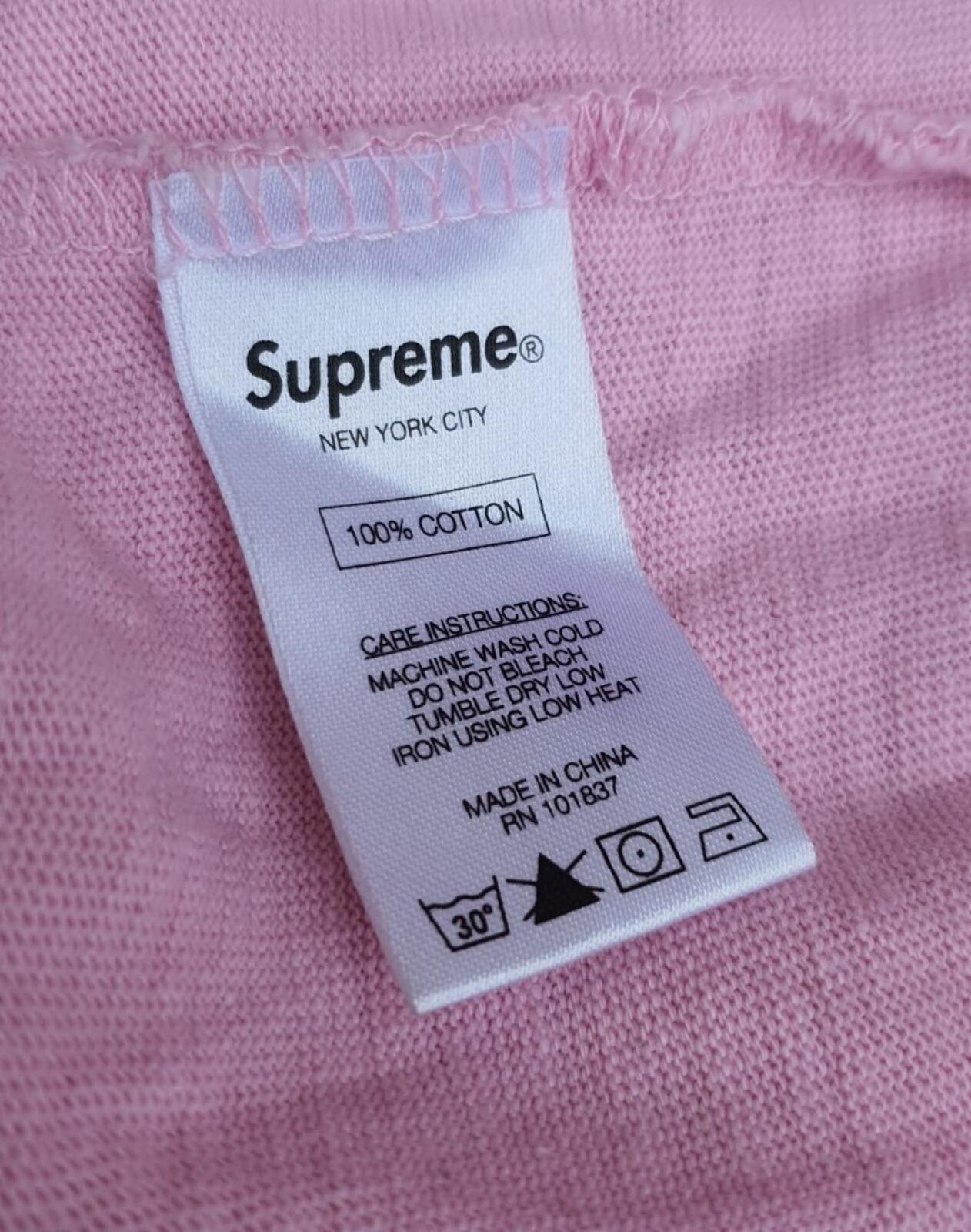 SS15 Supreme Mini Harvard Kapuzen-Langarmshirt Hoodie Pink Größe M