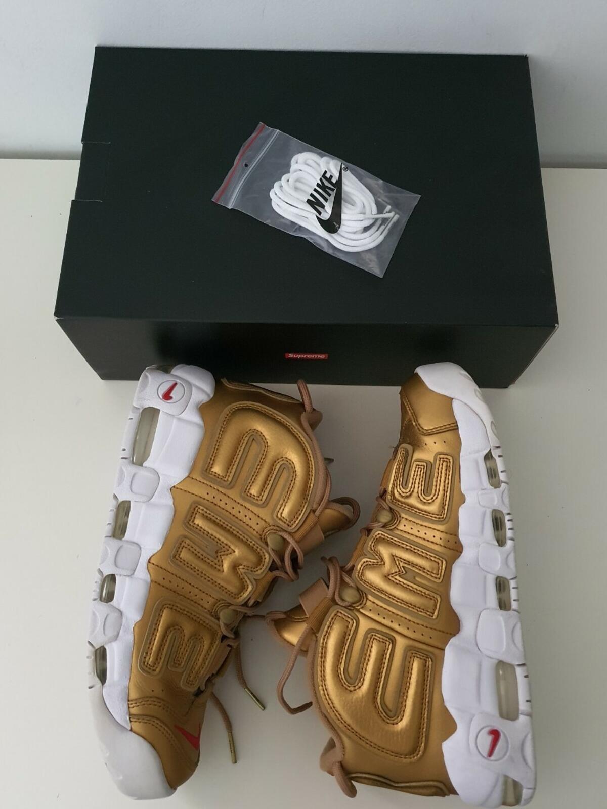 SS17 Supreme x Nike Air More Uptempo Suptempo UK 7.5 US 8.5 EUR 42 lot Trainers