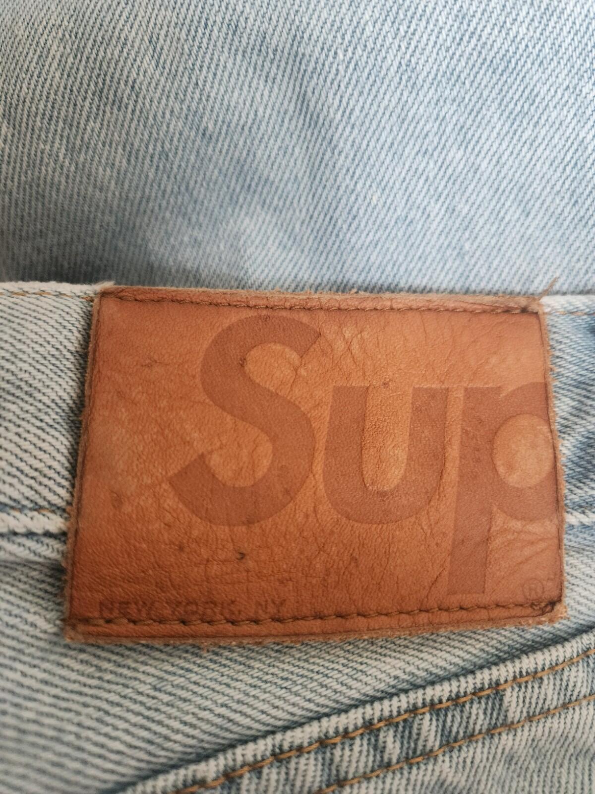 HW24 Supreme Slim Selvedge Jeans Stone Washed Größe 30 W30 L30