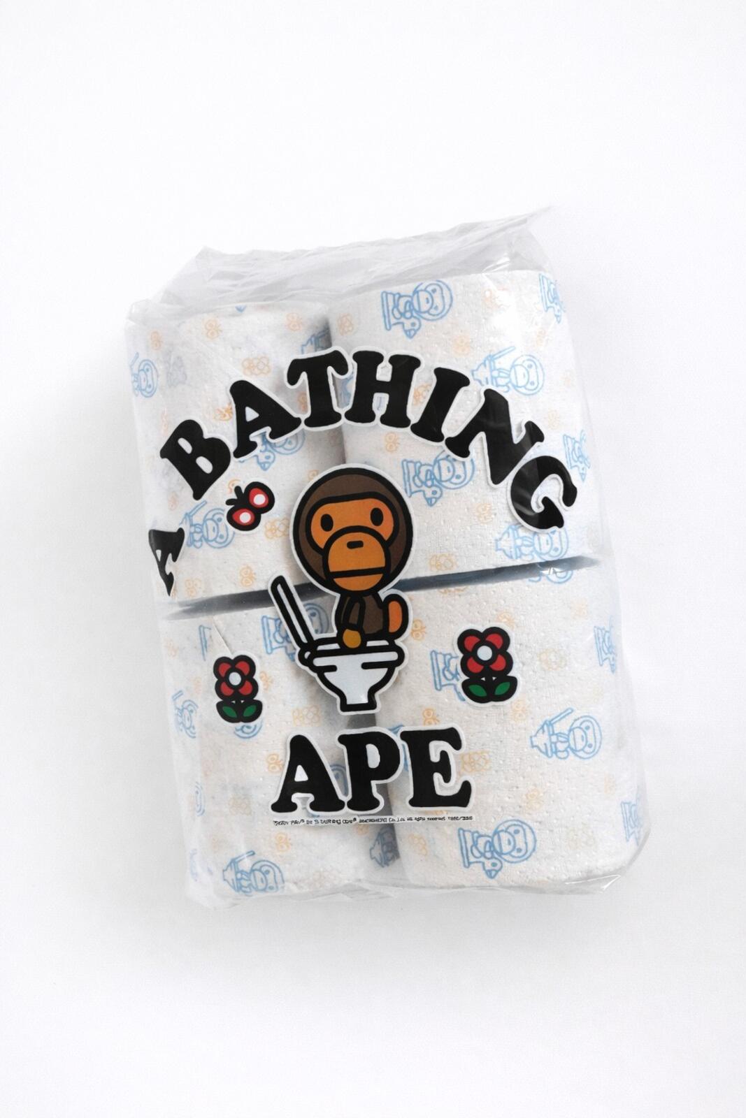 A BATHING APE 2007 Milo Toilettenpapierrollen BAPE (4 Rollen)