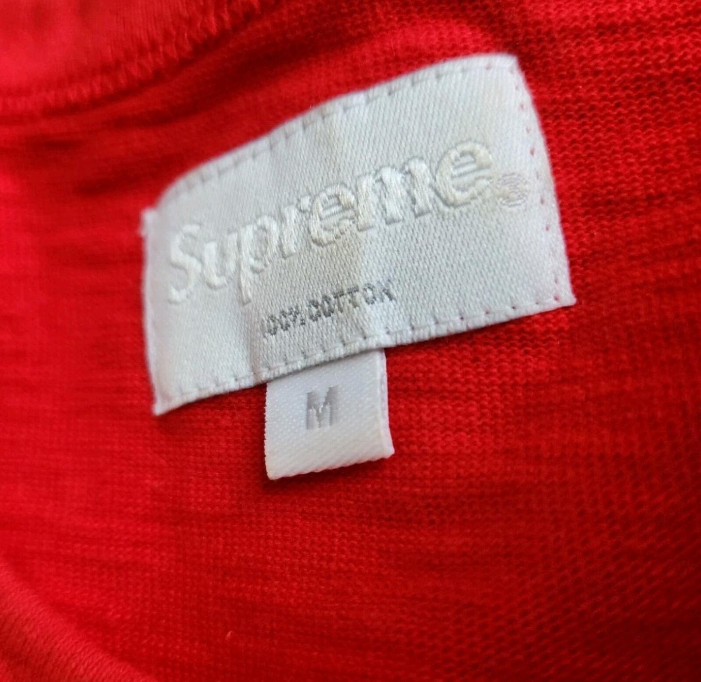 FW17 Supreme Dotted Arc Top Red T-Shirt Größe Medium M kurzärmeliges T-Shirt