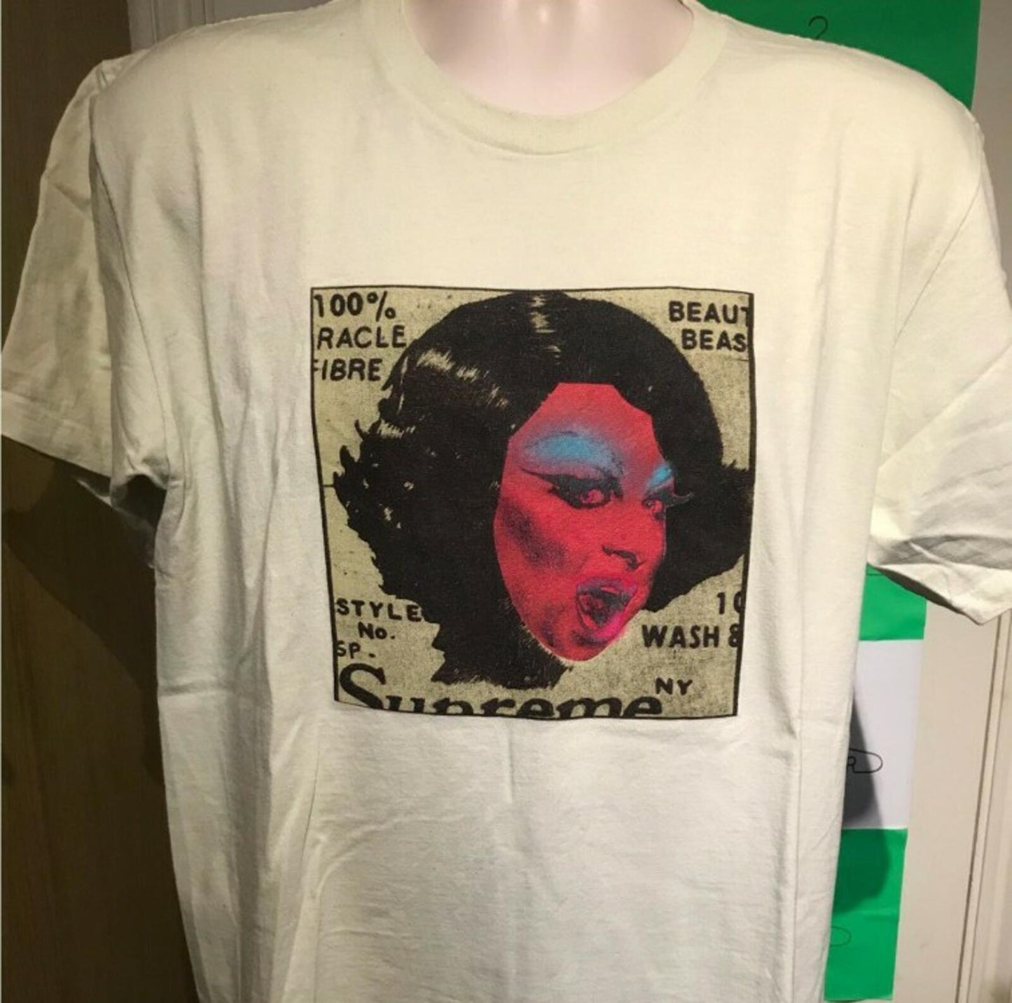 SS15 Supreme Beauty & The Beast Tee Palm Yellow Size L