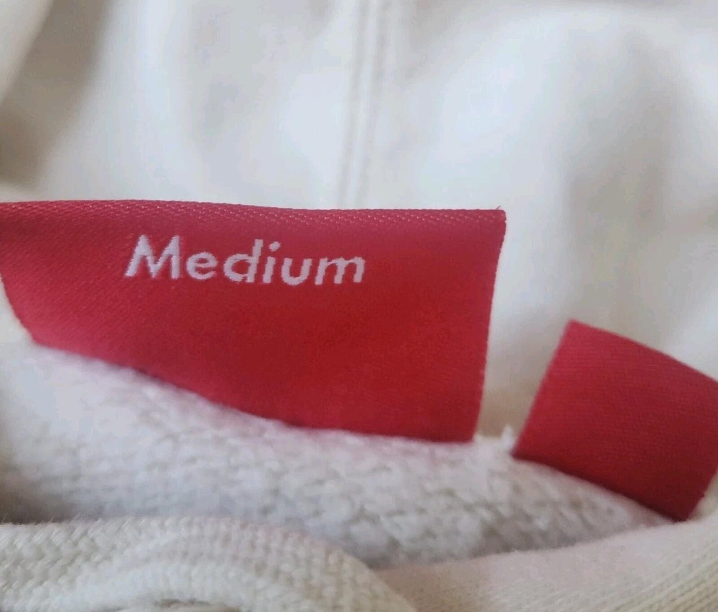 SS22 Supreme Beaded Hooded Sweatshirt Natural Size M