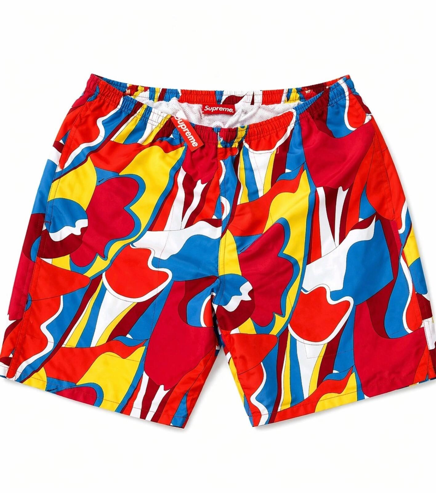 SS16 Supreme Abstract Water Short Size XL