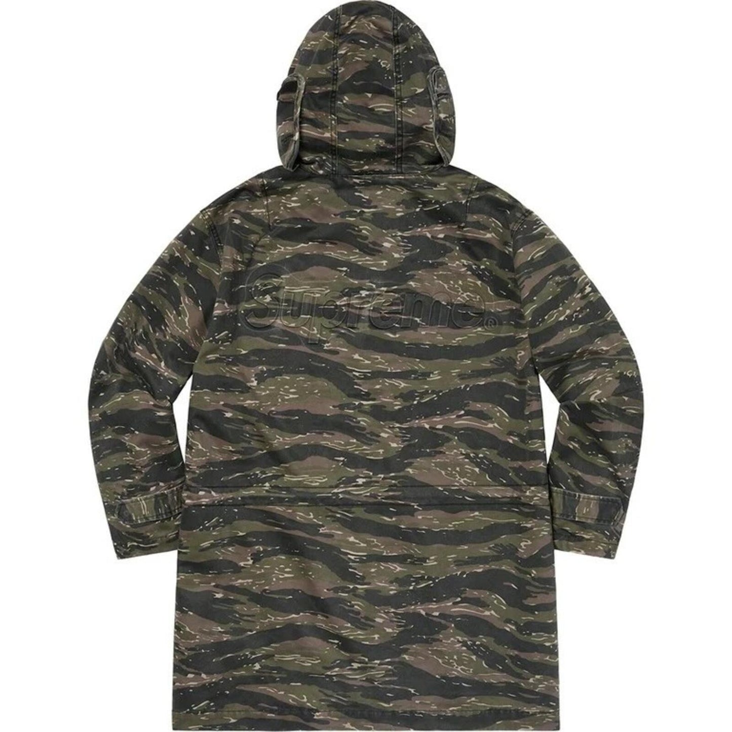 SS21 Supreme Hooded Facemask Parka Tigerstripe Camo Size M