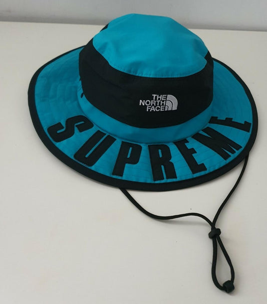 SS19 Supreme x THE NORTH FACE Arc Logo Horizon breeze hat teal TNF S/M GORE-TEX