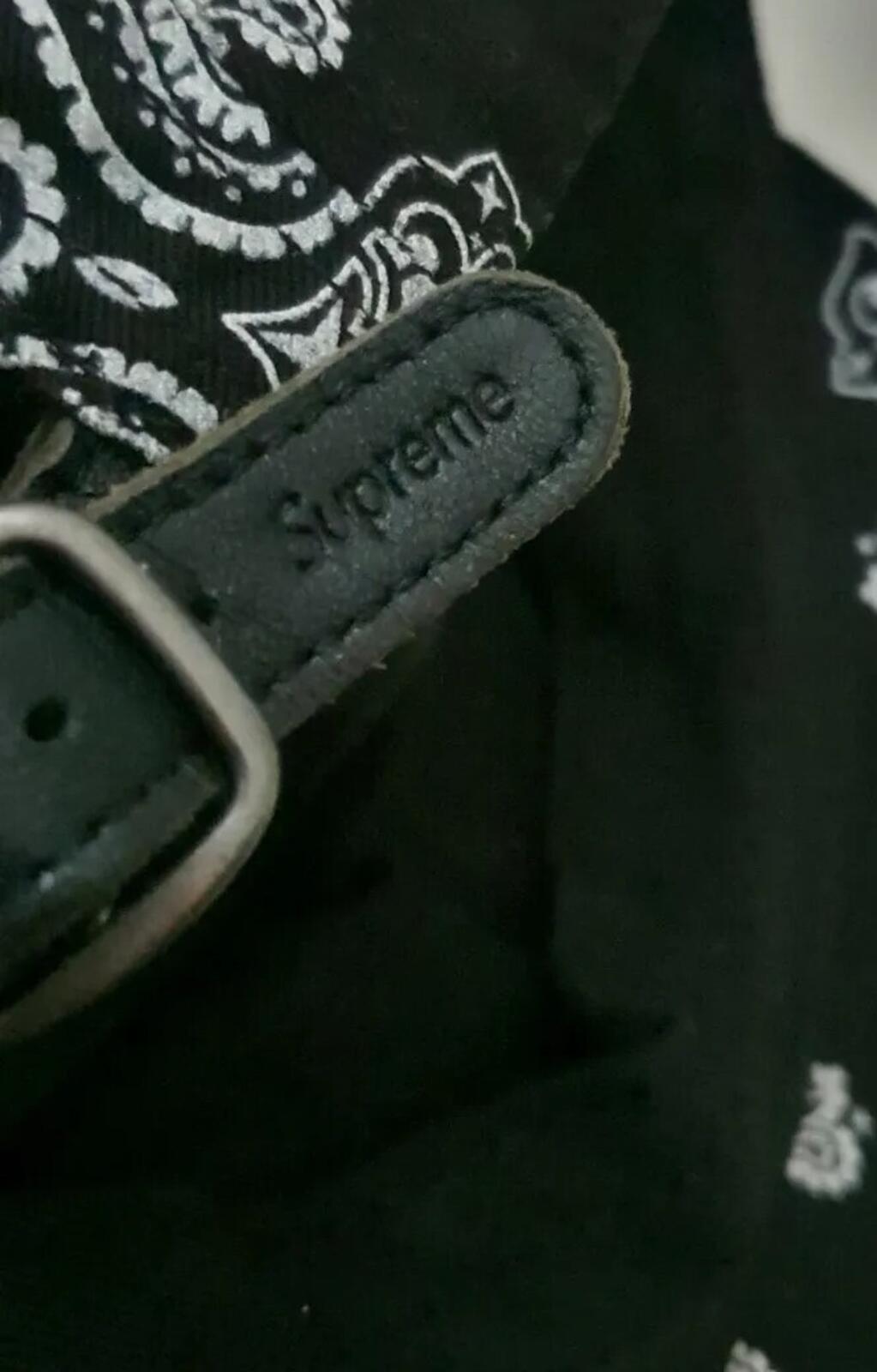 Gorra camp Supreme Bandana SS21 negra