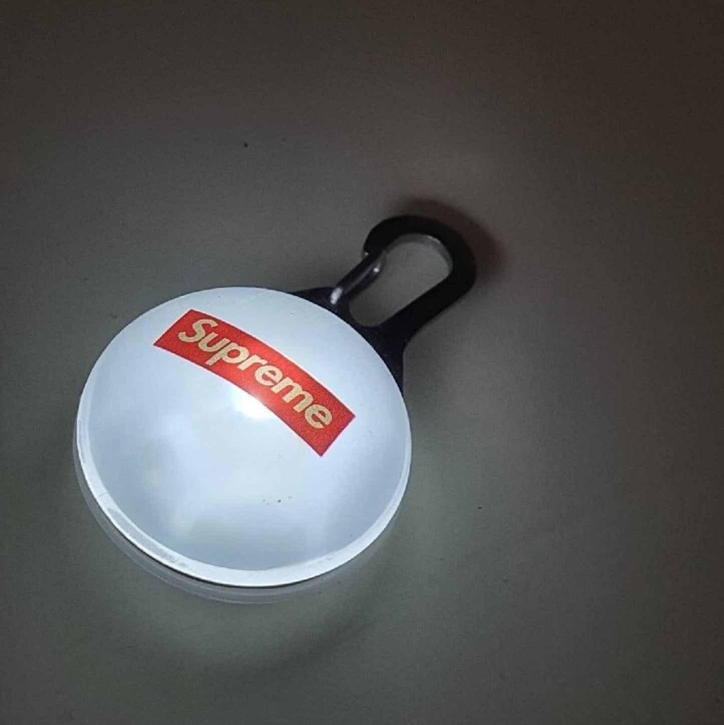 SS19 Supreme spotlight keychain LED Light Keyring Weather Resistant Accessory