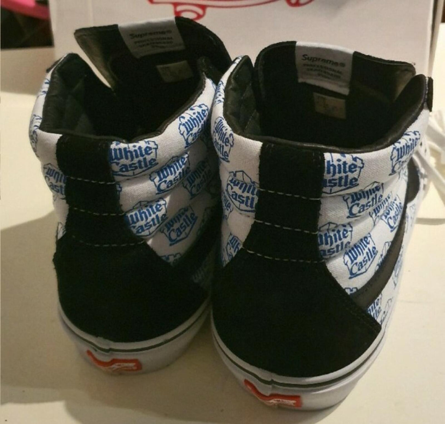 SS15 Supreme x White Castle x Vans Sk8-Hi Reissue Turnschuhe US 11 UK 10 EU 44.5