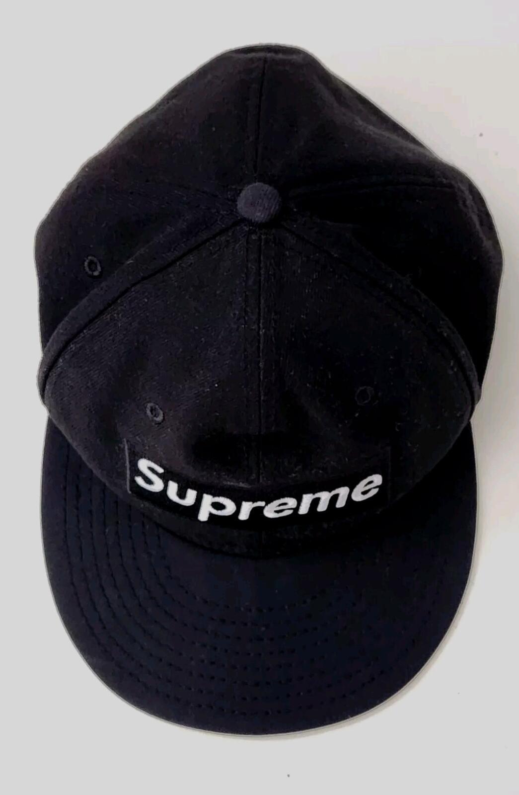 FW14 Supreme GORE-TEX Box Logo New Era Red hat Waterproof cap vintage Rare