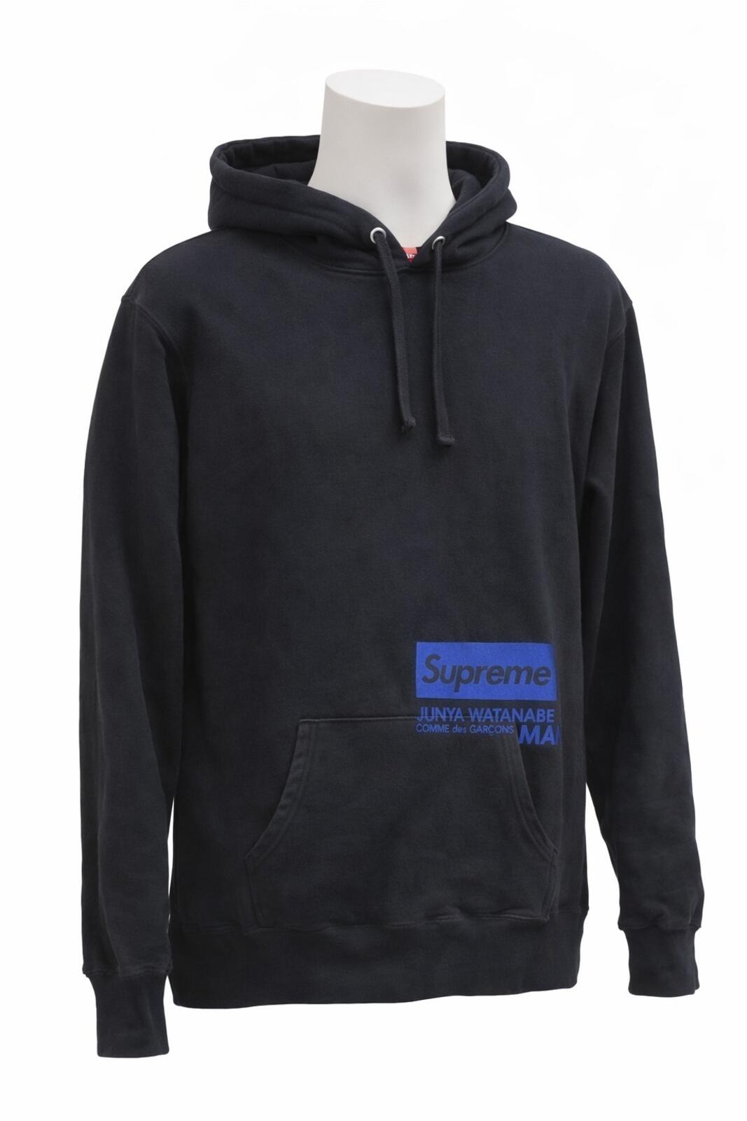 FW21 Supreme x Junya Watanabe CDG Man Hooded Sweatshirt Black Size M
