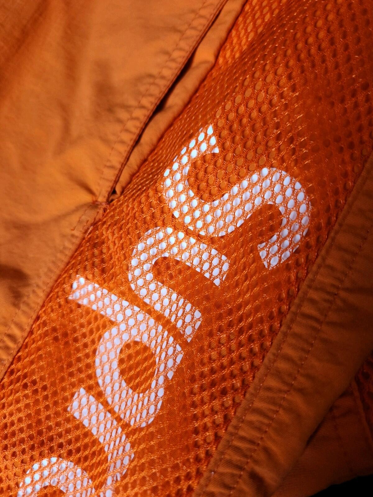 SS20 Supreme Mesh Panel Water Short Orange Swim Size L