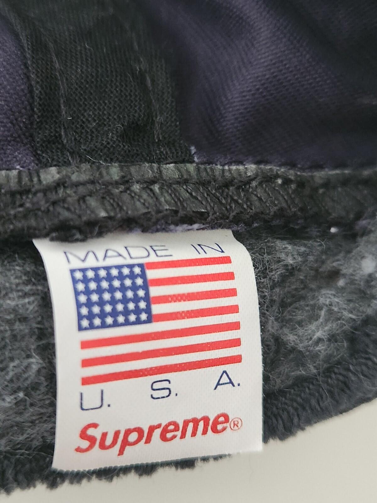 SS17 Supreme Multi Color Classic Logo 6-panel navy cap hat