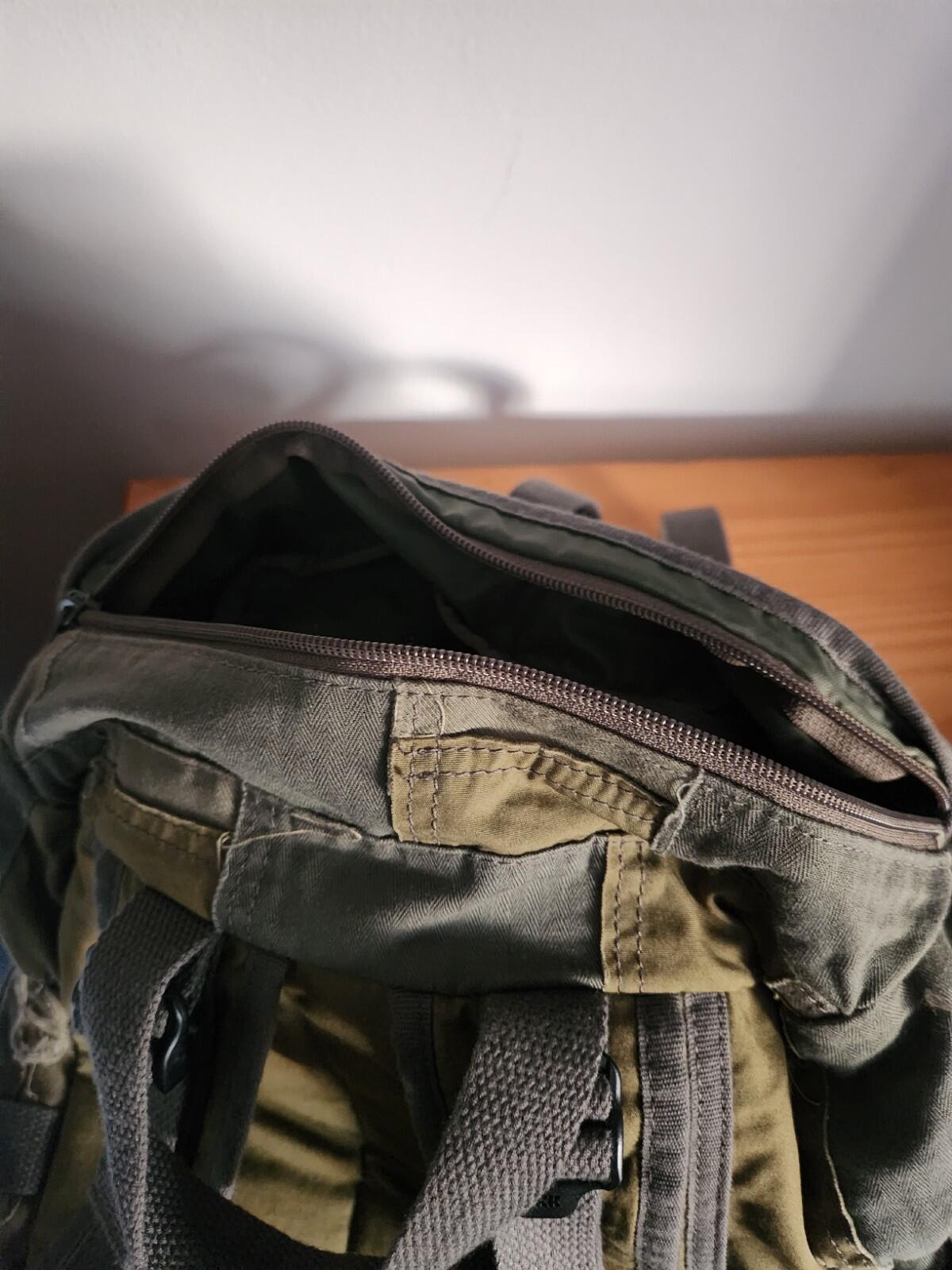 Mochila Supreme x JUNYA WATANABE CDG MAN Patchwork Oliva Otoño/Invierno 2021