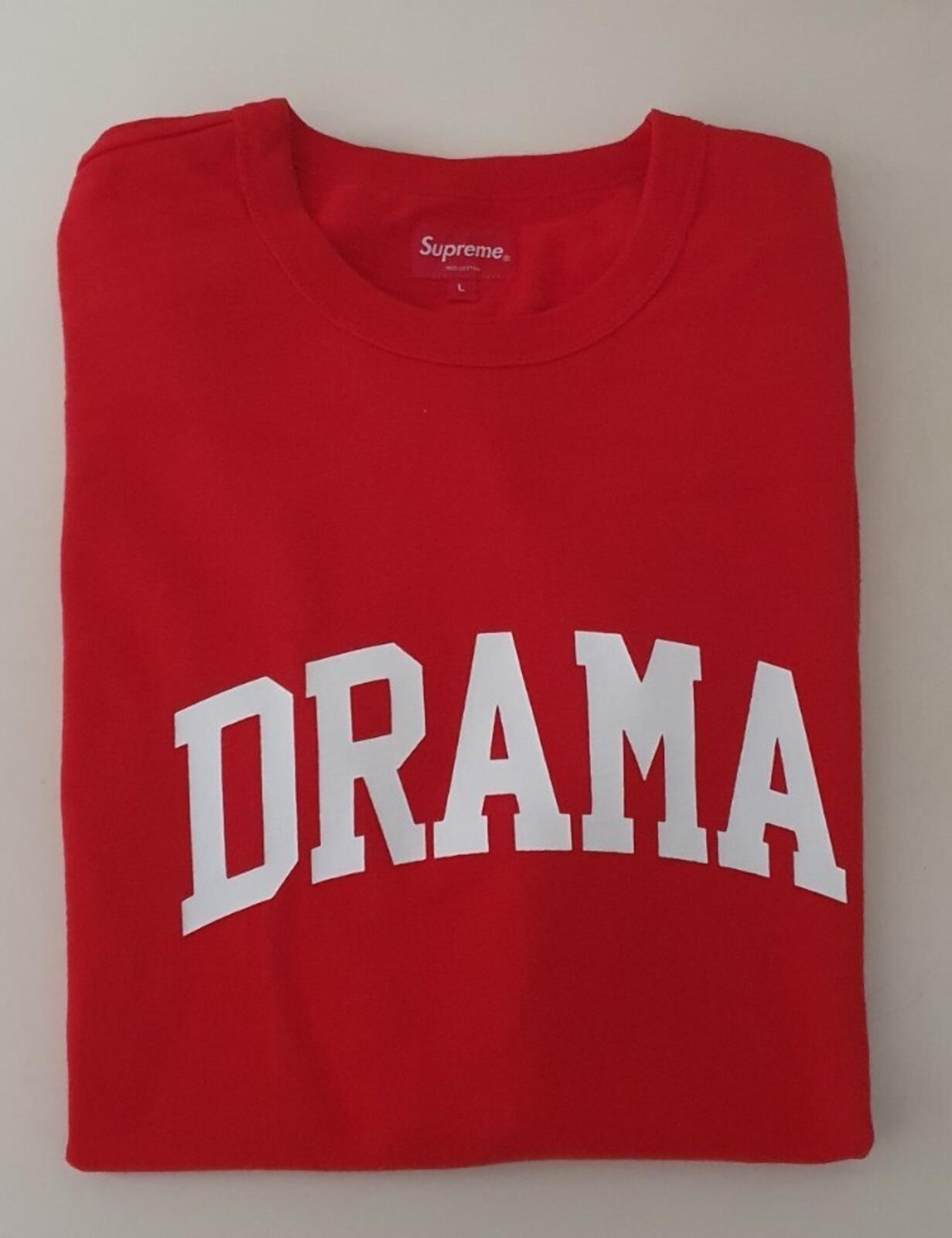 FW19 Supreme Drama S/S Top T-Shirt Rot Größe L