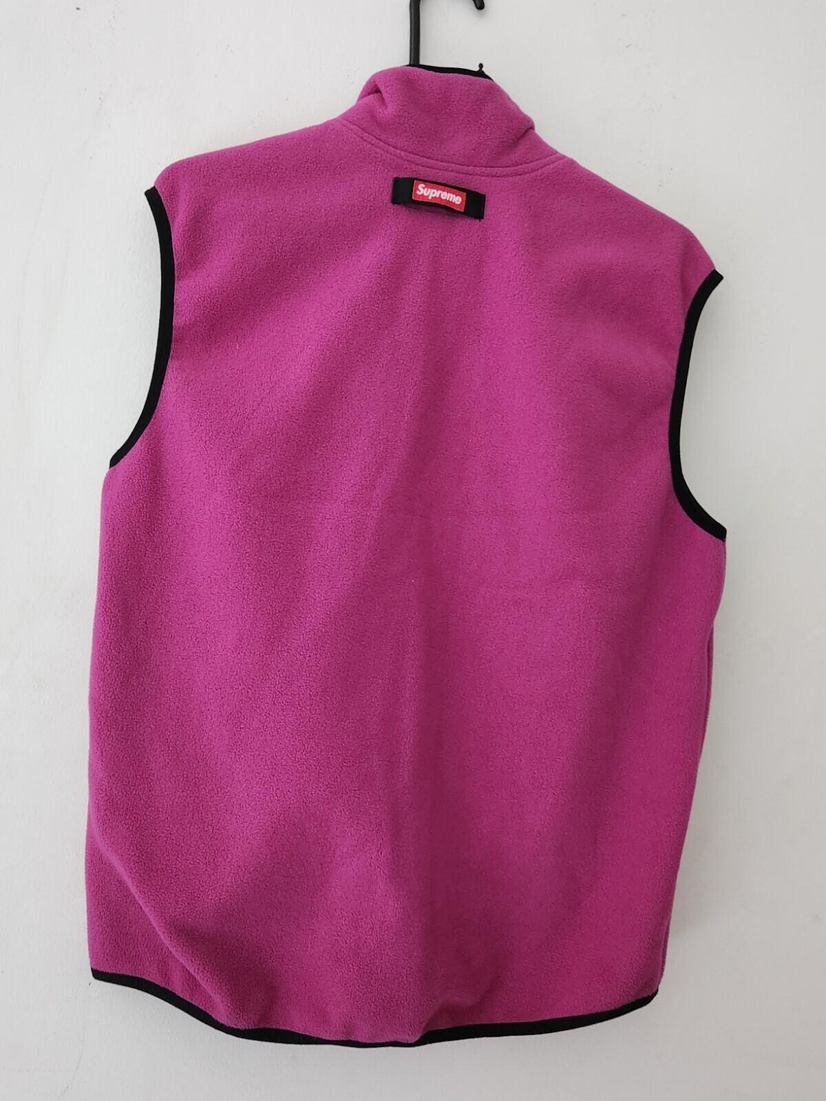 FW15 Supreme Polartec Fleece Weste Größe S Small pink
