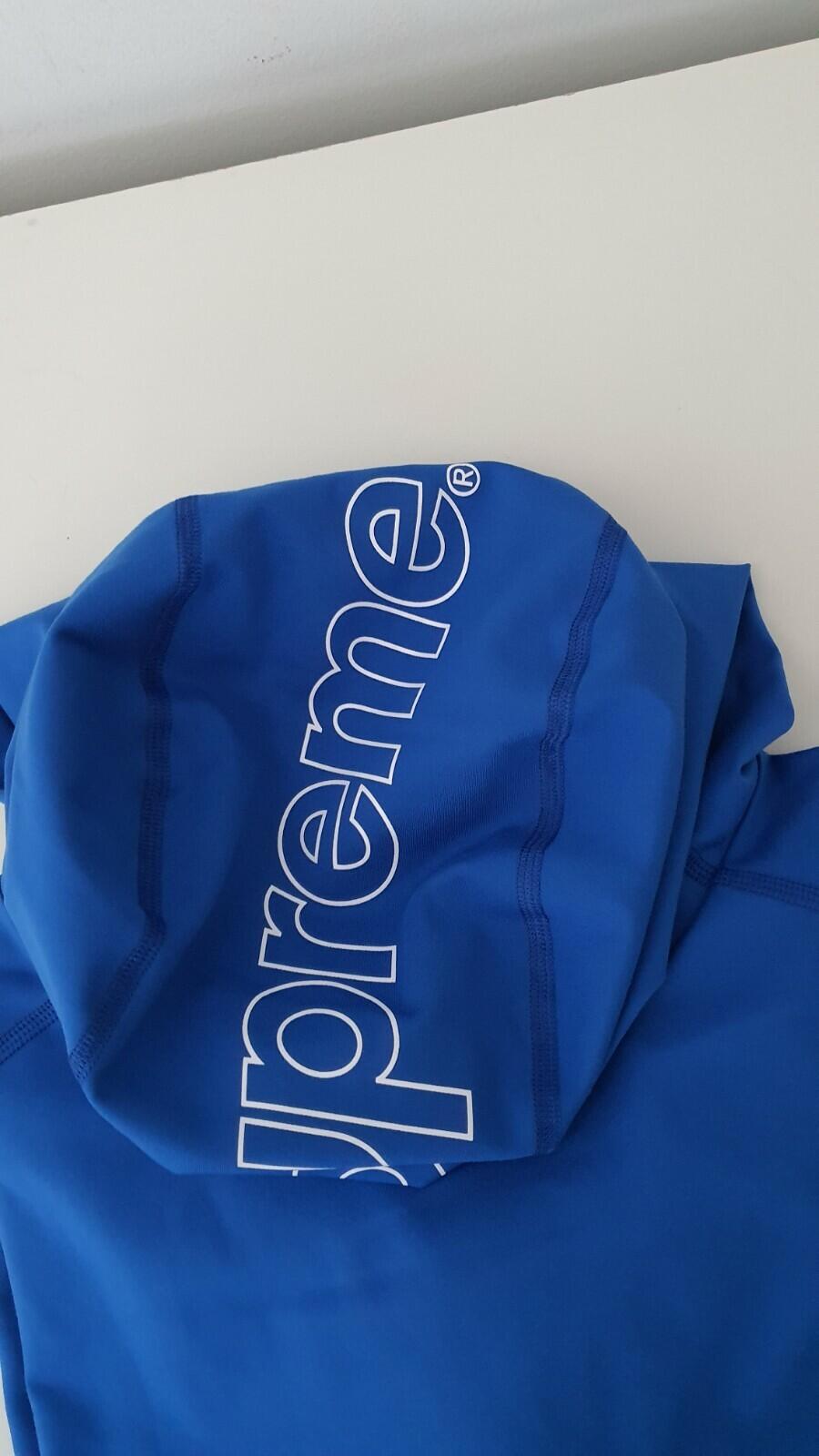 SS22 Supreme x The North Face Base Layer L/S Top Nautical Blue Sizs 2XL