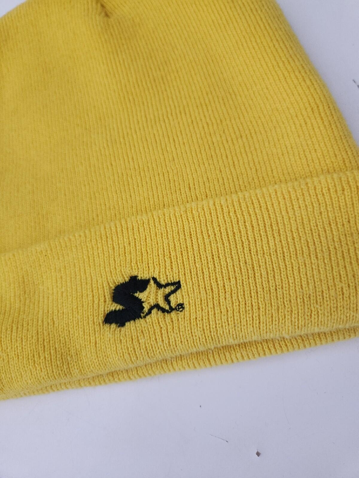 FW13 Supreme Starter Piss Face Beanie Gelb Supreme Mark Gonzales