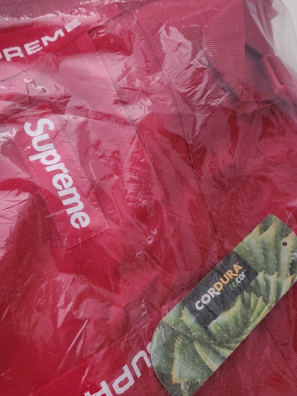 FW22 Supreme Large Haul Tote Red Shopping Bag Duffle New Water Resistant