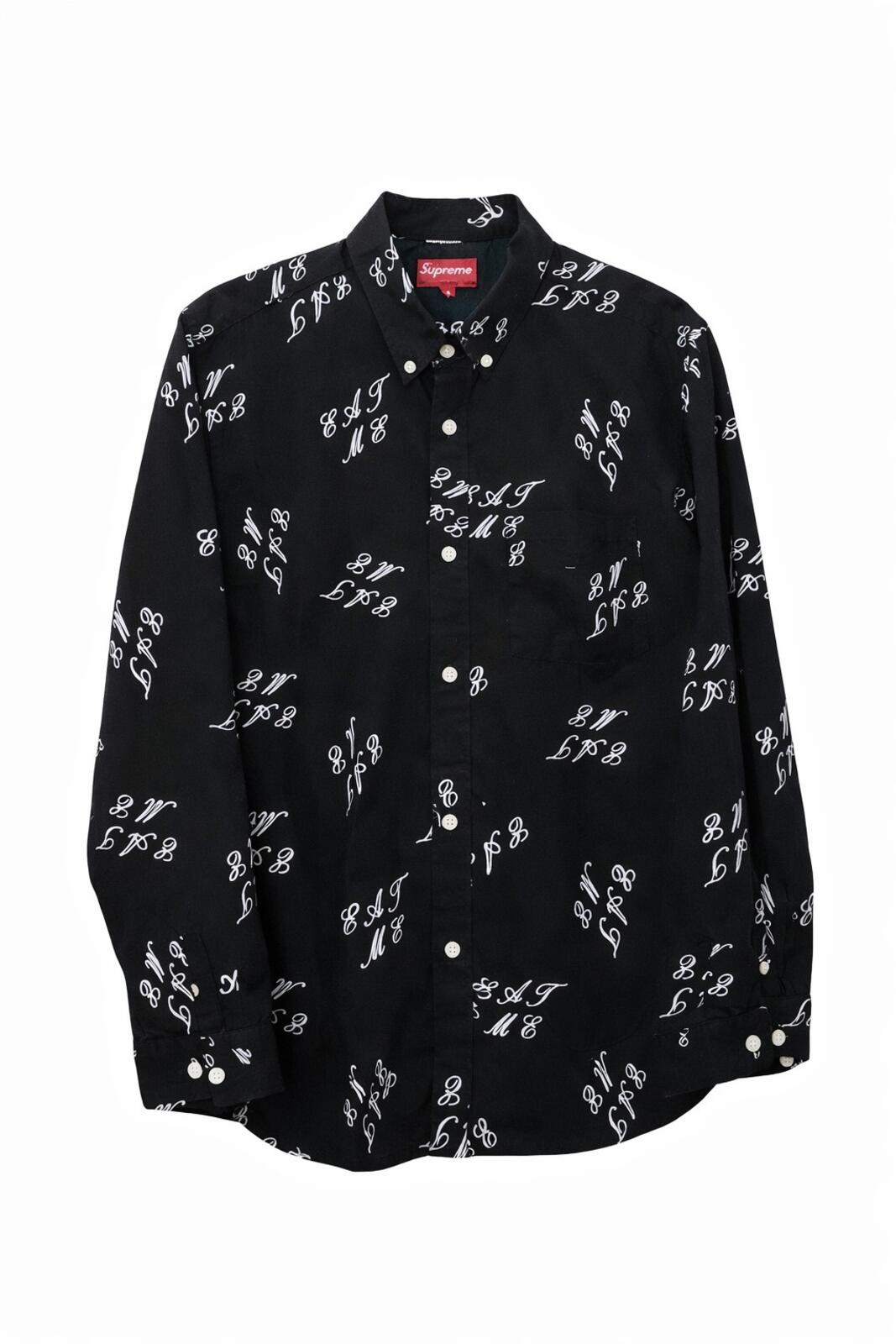 FW15 Supreme Eat Me Shirt Black Size L
