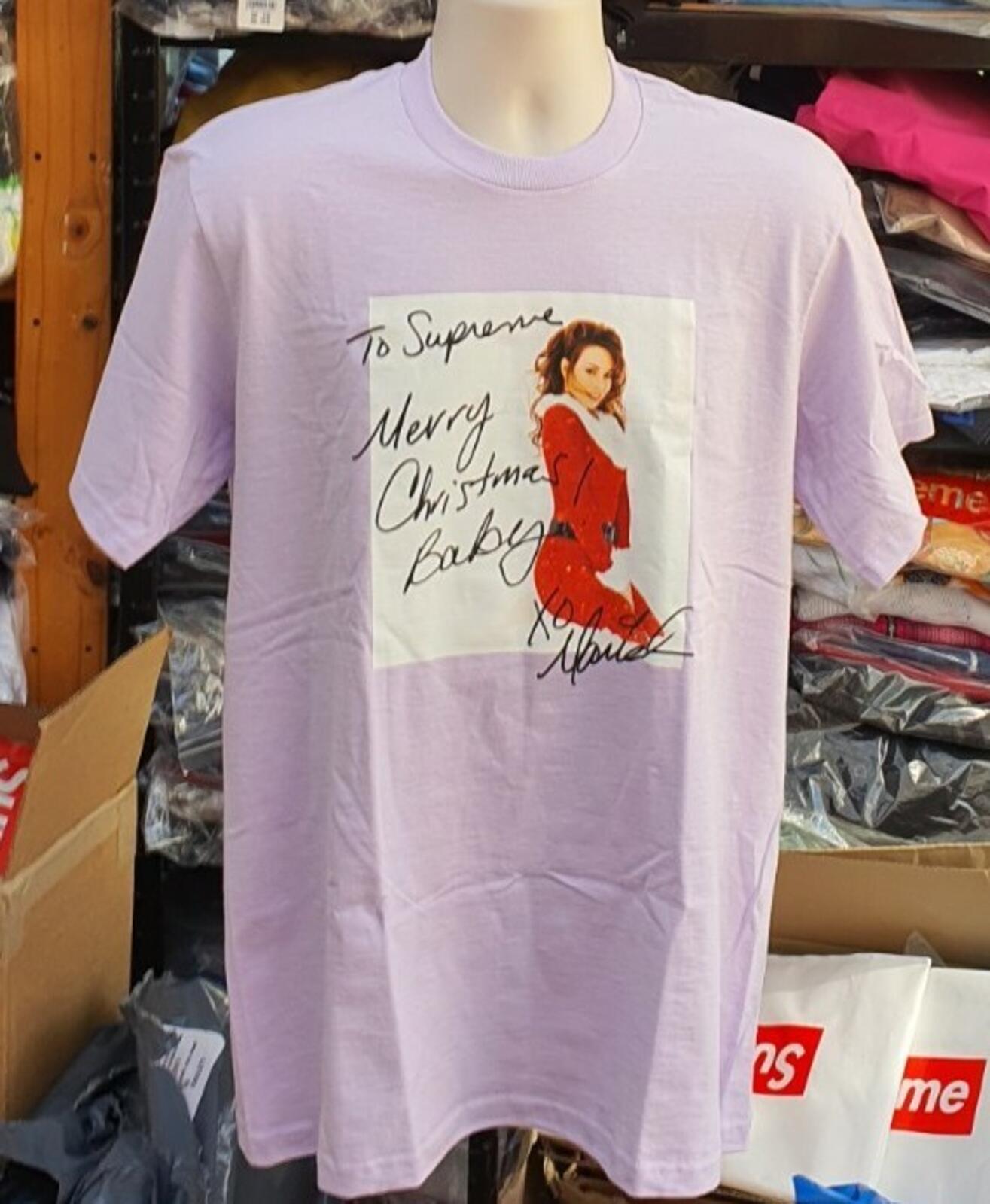 FW20 Supreme Mariah Carey Tee Light Purple Size M