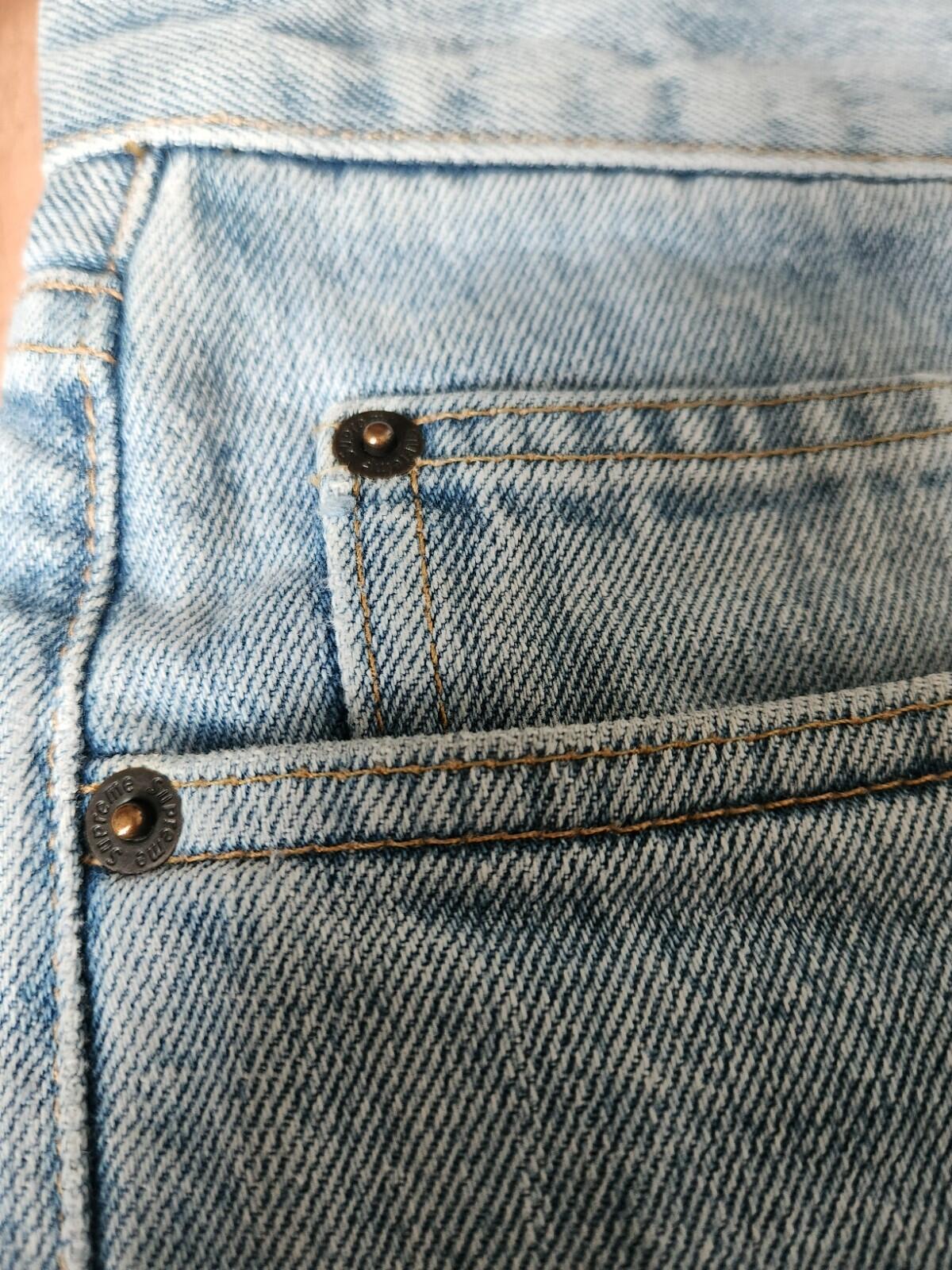 Supreme Vintage Slim Jeans Stonewashed Size 30 W30 L30 Stonewashed