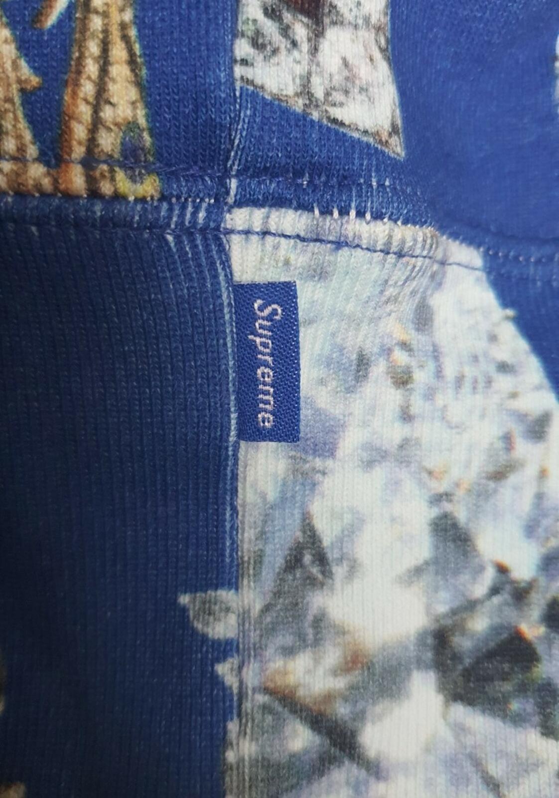 FW17 Supreme Jewels Kapuzenpullover Royalblau Größe M