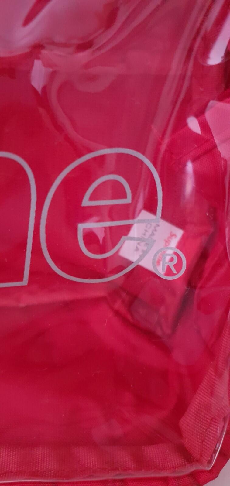 FW18 Supreme Utility Bag Red Waterproof Reflective