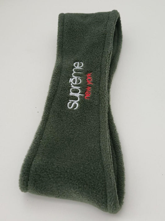 Diadema de forro polar verde oliva Supreme x Polartec FW18 Accesorio