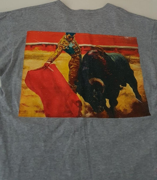 SS11 Supreme Matador tee gris jaspeado camiseta M mediana vintage 2011 Toro Rara