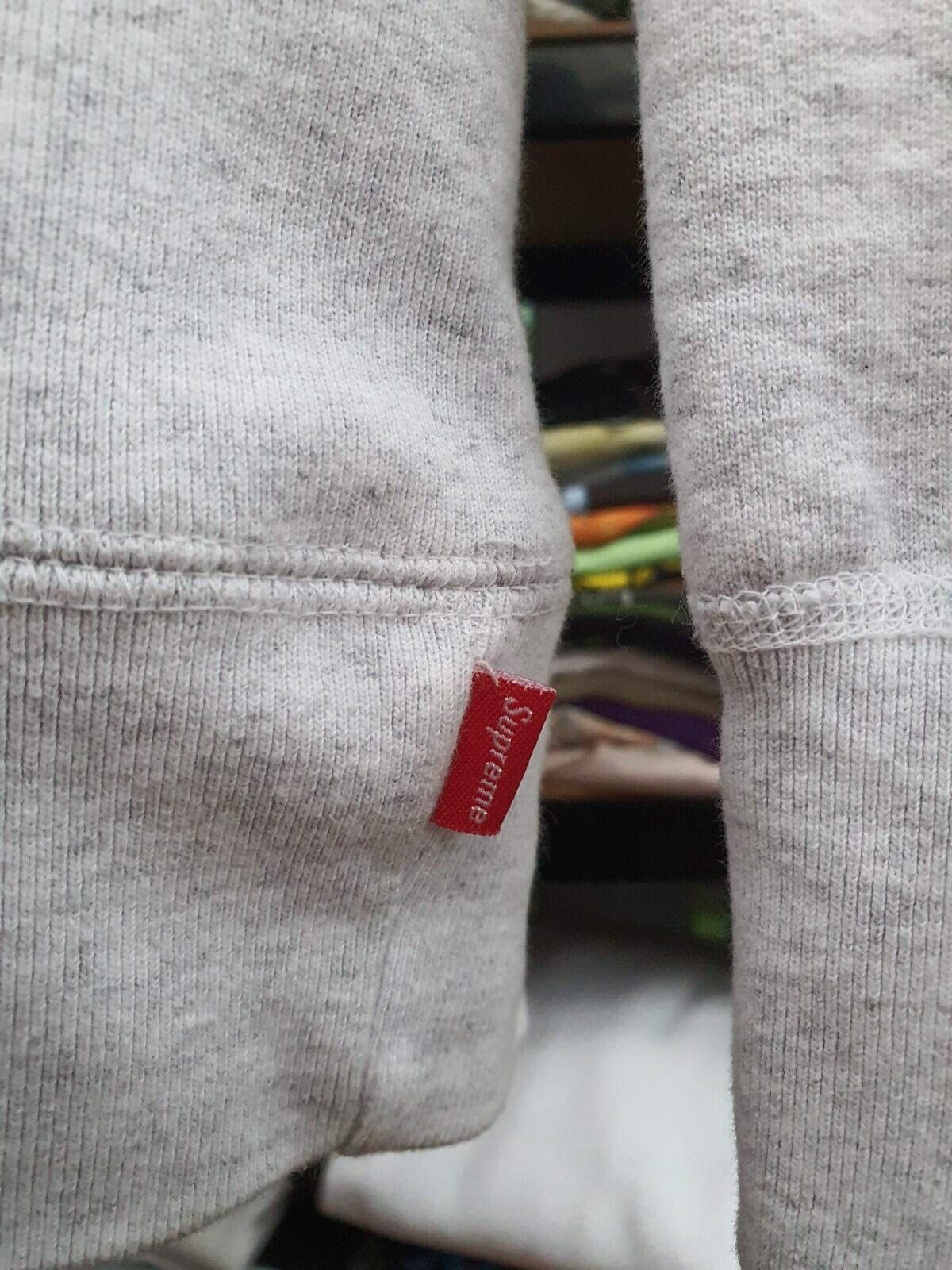 FW17 Supreme Arabic Logo Hooded Sweatshirt size M medium heather grey hoodie