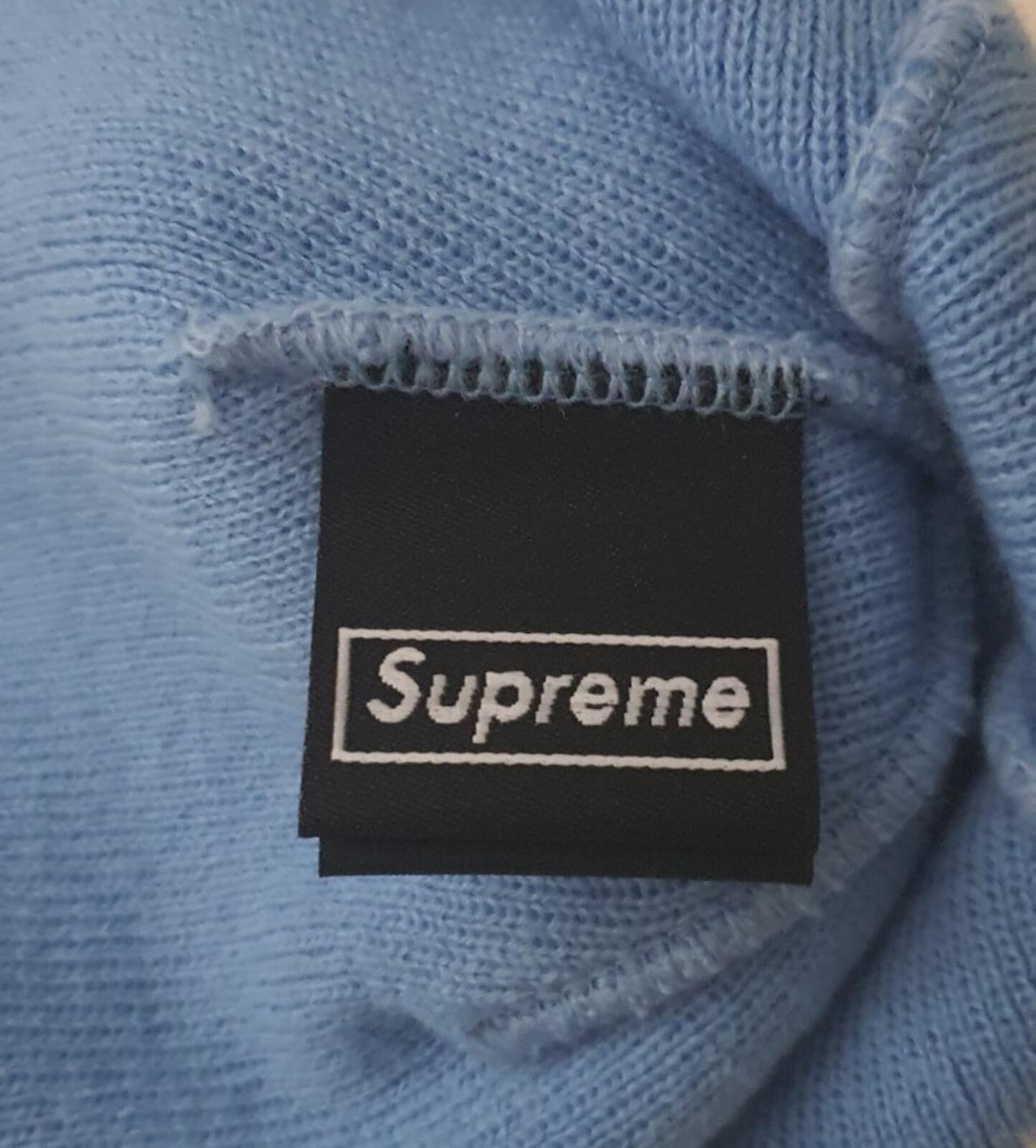 SS20 Supreme New Era Germs beanie light blue New Hat