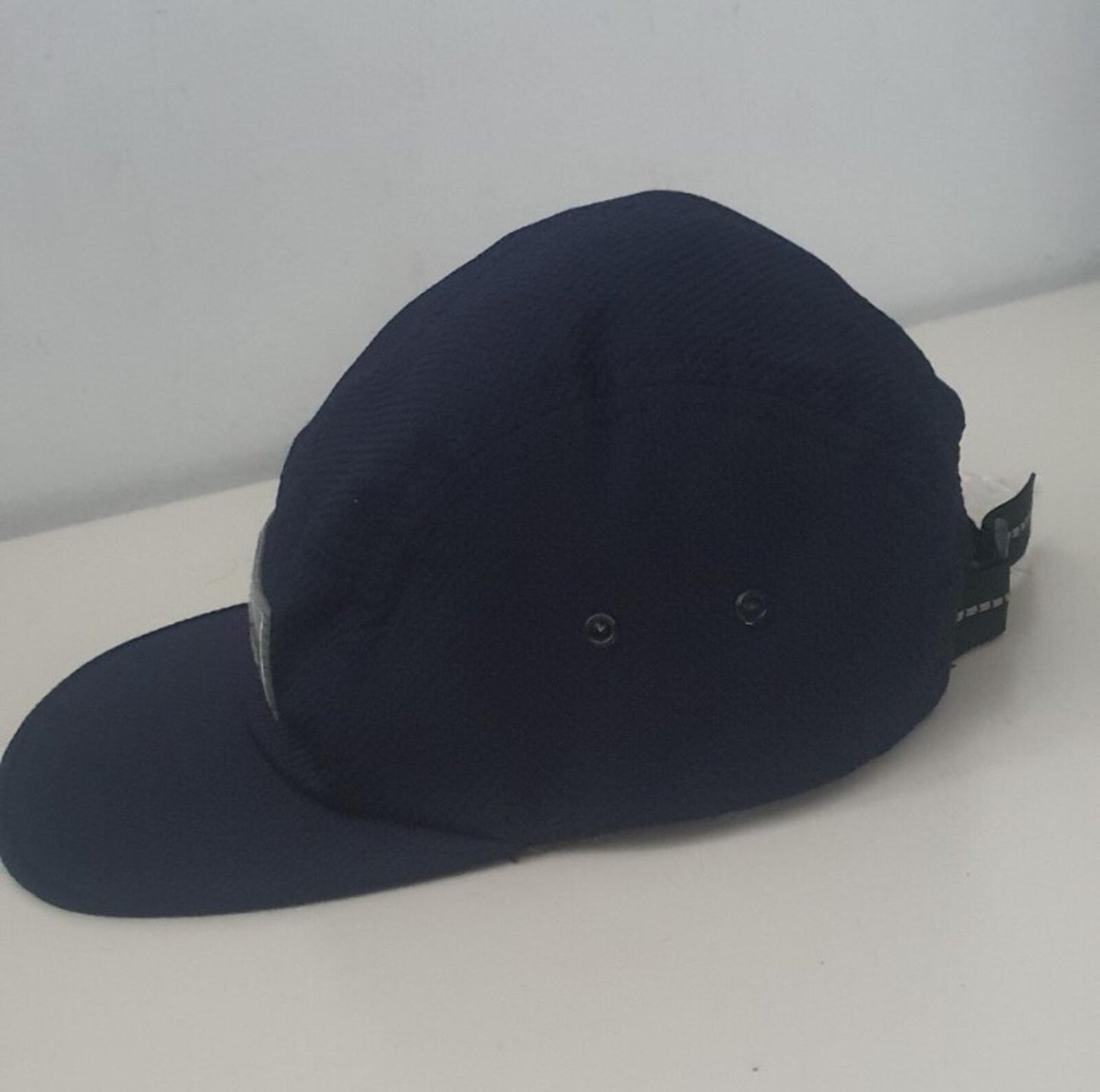 SS19 Supreme Nylon Pique Camp Cap Navy hat Box Logo