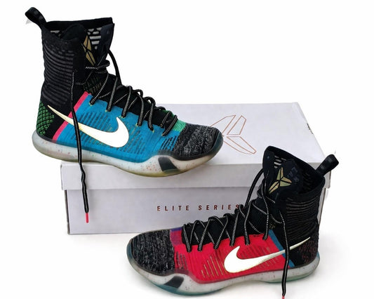 2015 NIKE KOBE X Elite SE What The Kobe Zapatillas de Baloncesto Talla US 9.5 UK 8.5 EUR 43